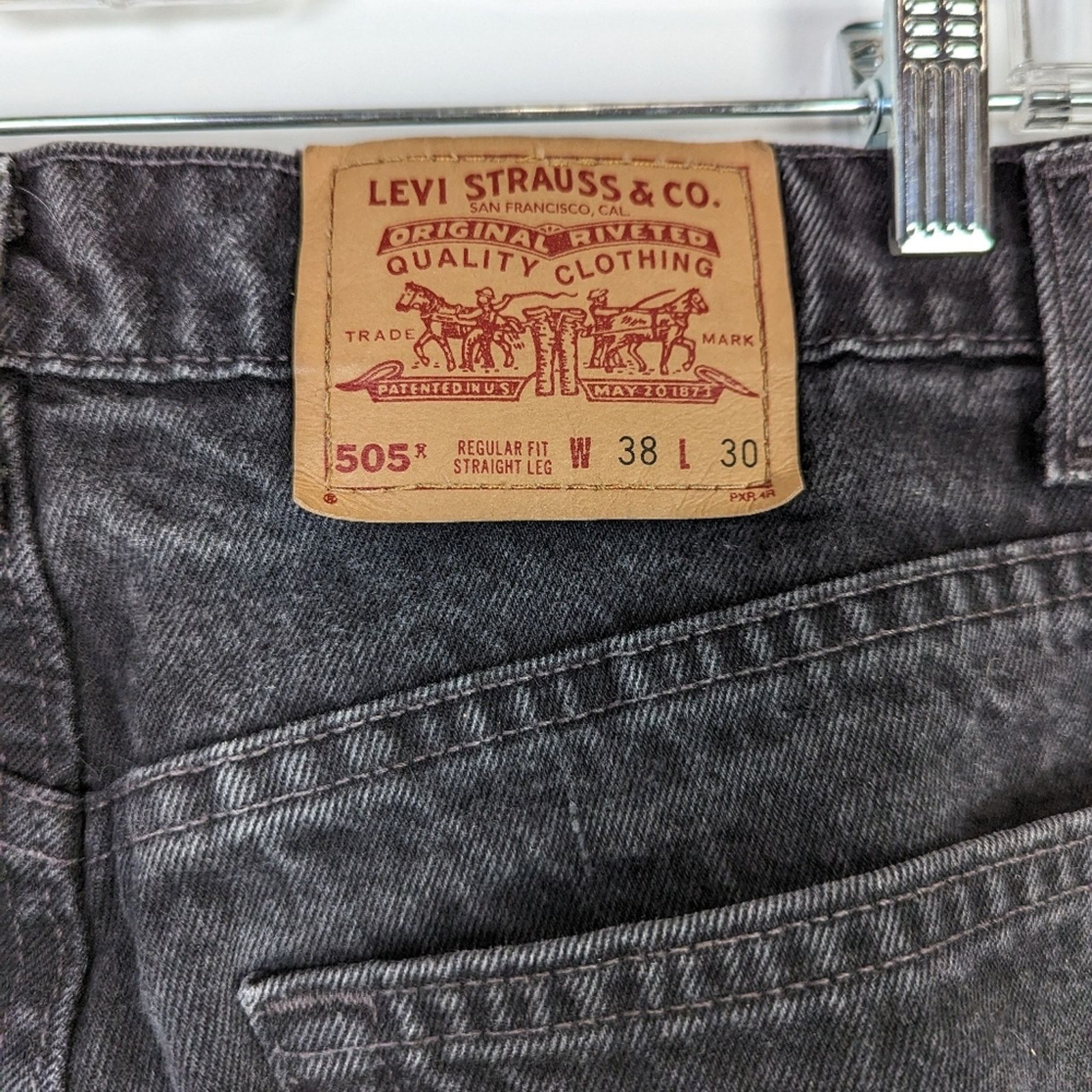 Levi's Vintage 505 Levi's Straight Leg Jeans 38 x 30 Size US 38 / EU 54 - 5 Thumbnail