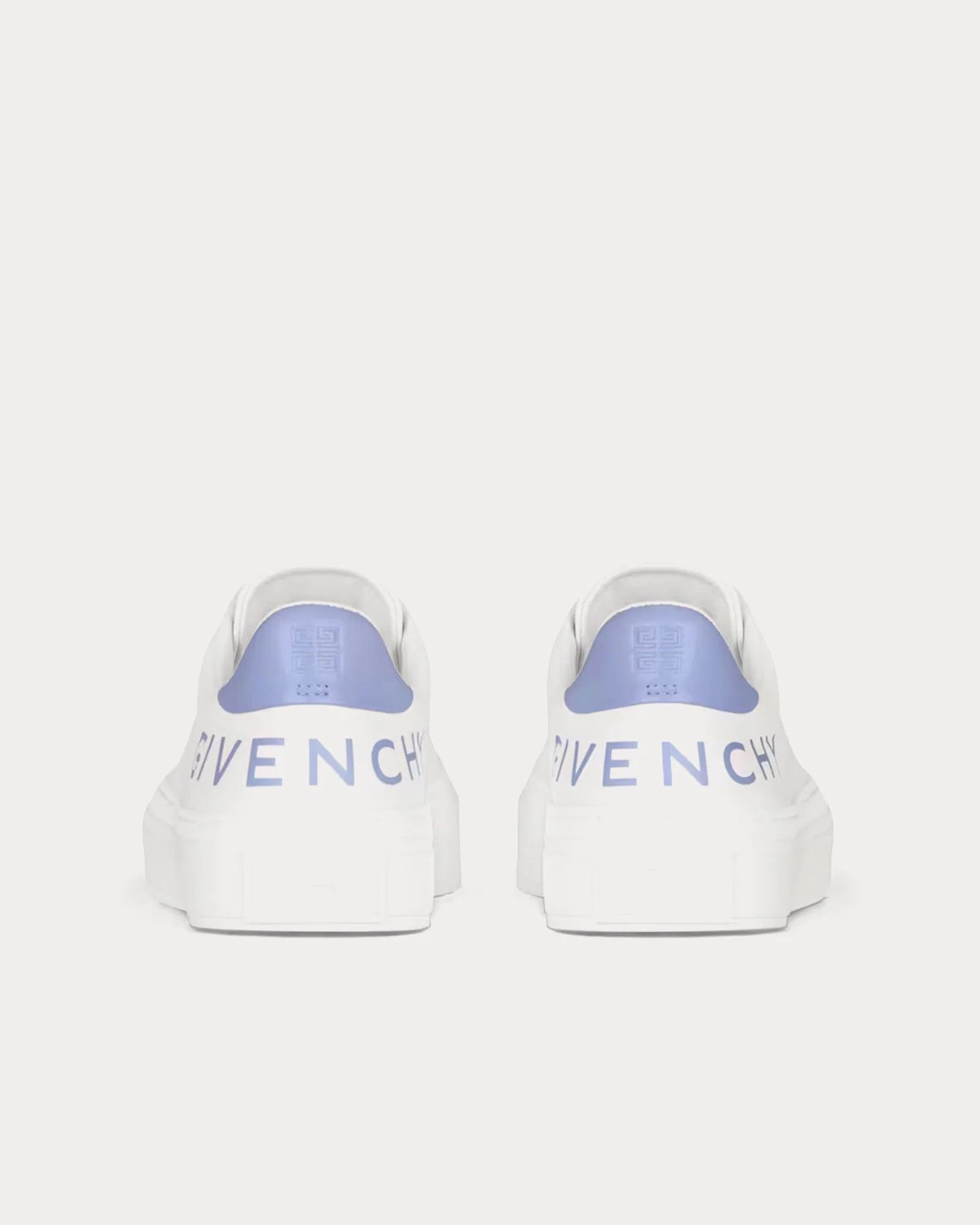 Givenchy o1srvl11e0625 Lilac Low Top Sneakers in White Size US 10 / IT 40 - 4 Thumbnail