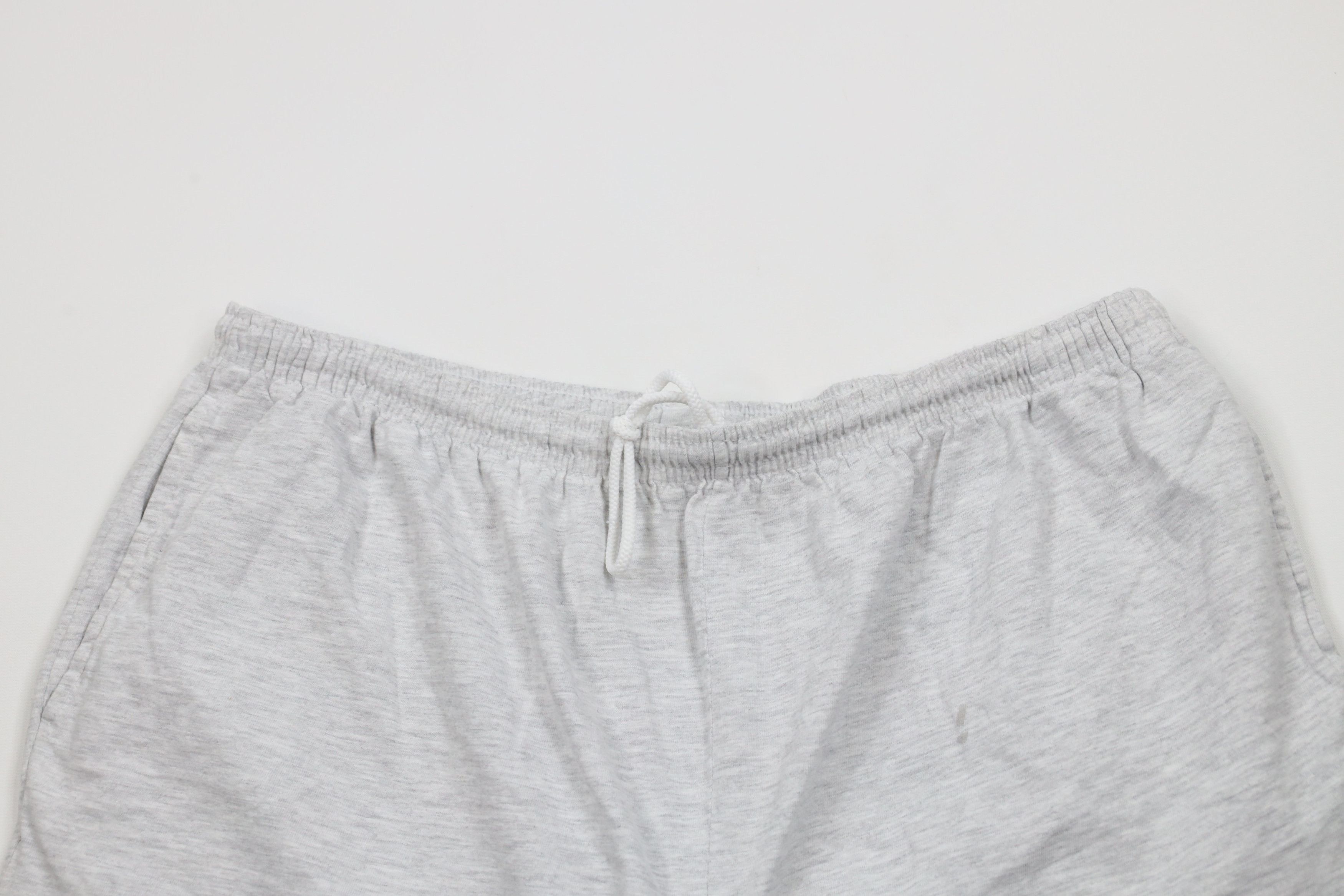 Vintage Vintage 90s Streetwear Knee Cotton Dad Shorts Heather Gray Size US 36 / EU 52 - 2 Thumbnail
