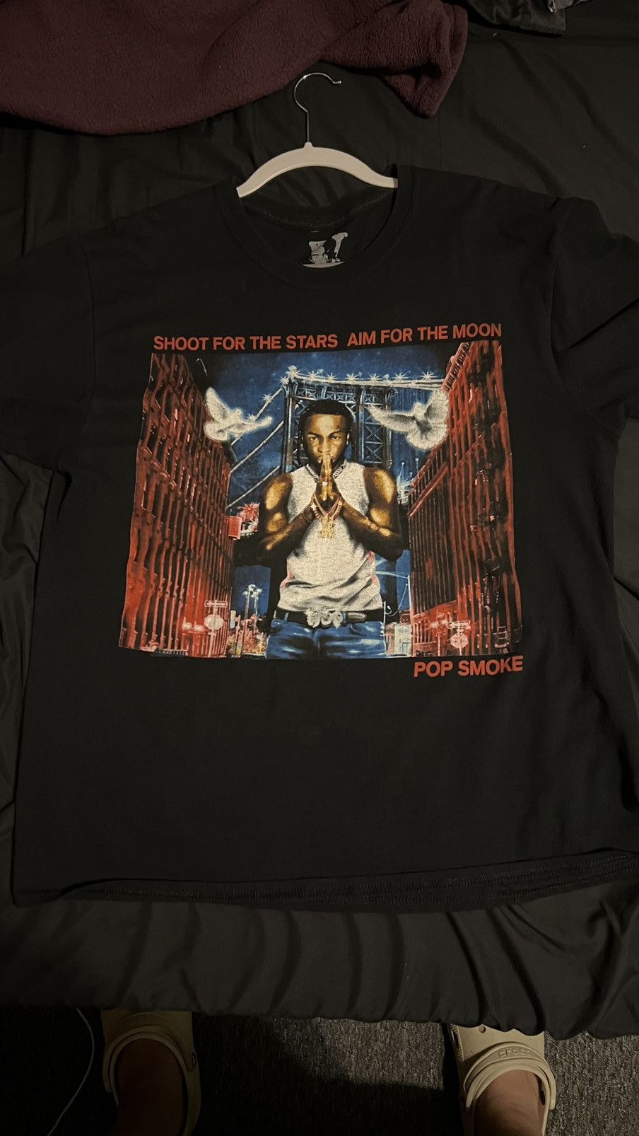 Vlone VLone x Pop Smoke “Shoot for the stars” T-shir Size US L / EU 52-54 / 3 - 1 Thumbnail