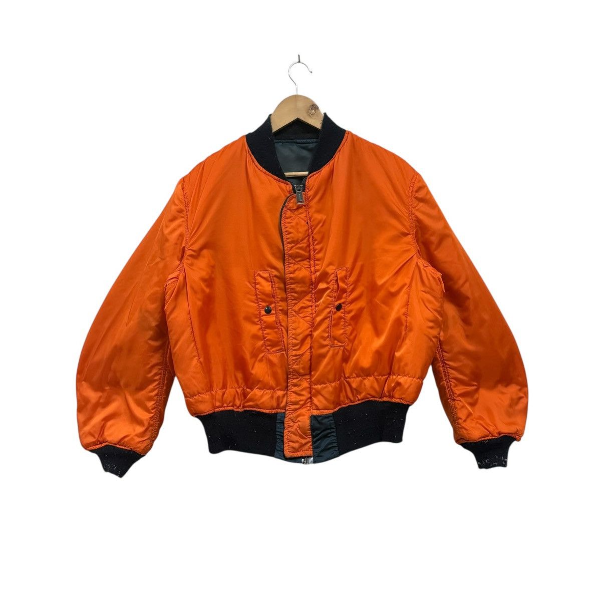 Alpha Industries Vintage Alpha Industries Ma1 Bomber Jacket Reversible Size US XXL / EU 58 / 5 - 2 Thumbnail