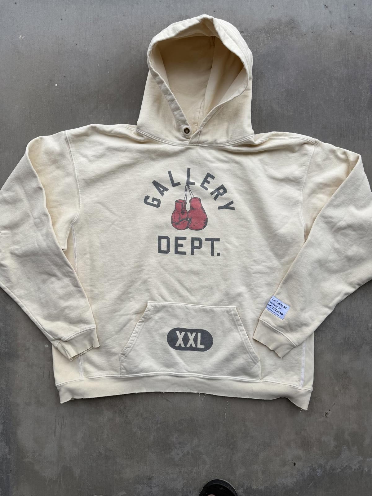 Other Gallery Dept. Boxing Gloves Hoodie – Cream – Size XXL – New Size US XXL / EU 58 / 5 - 1 Thumbnail