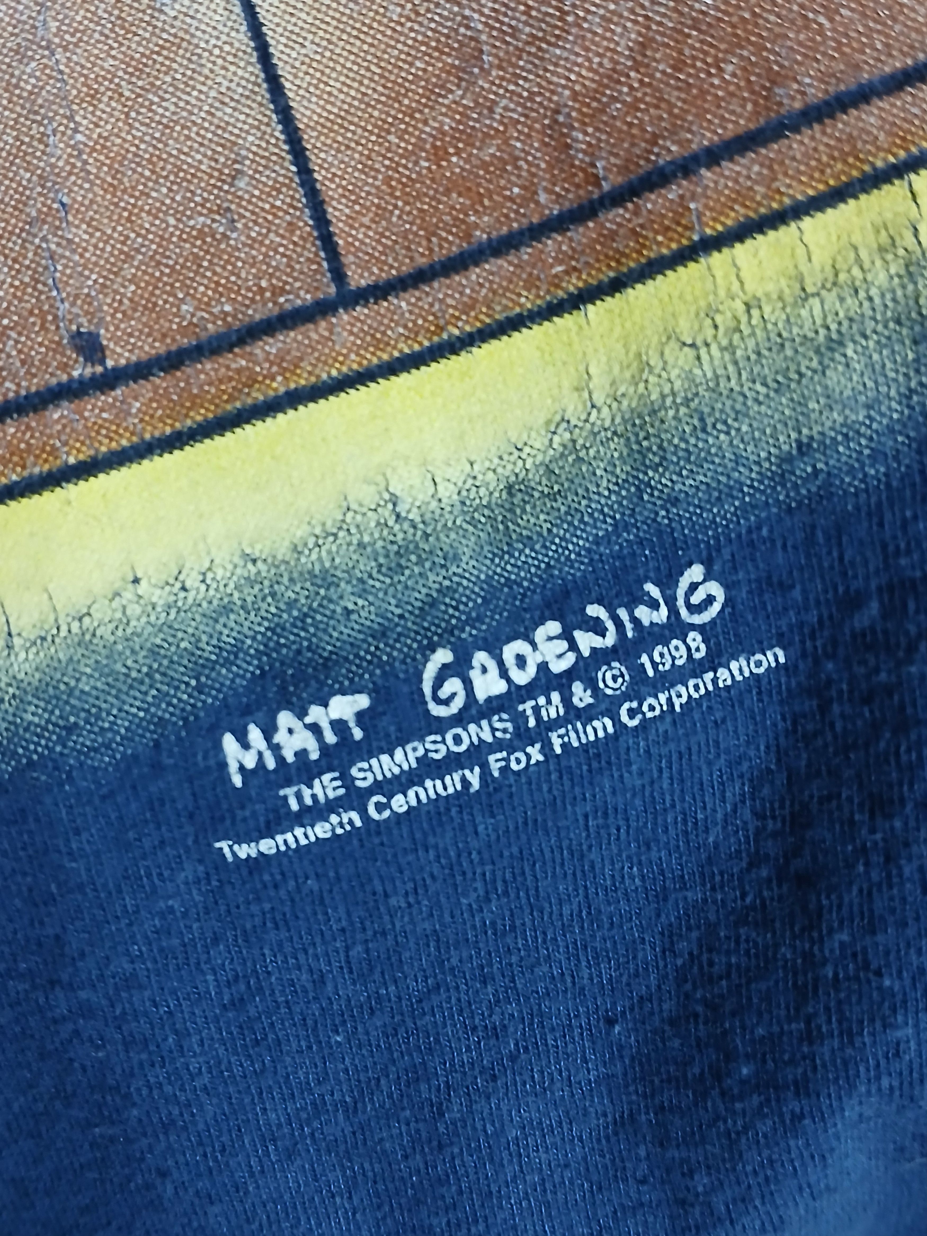 Cartoon Network × The Simpsons × Vintage Vintage 1998 The Simpsons Homer Simpson T-Shirt Size US XXL / EU 58 / 5 - 4 Thumbnail
