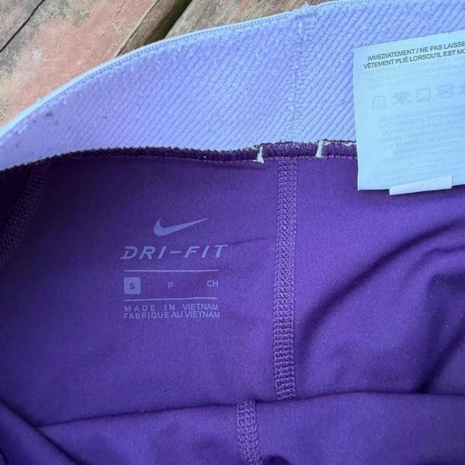 Nike Nike Pro Dri-FIT Womens Purple Compression Size 27" / US 4 / IT 40 - 3 Thumbnail