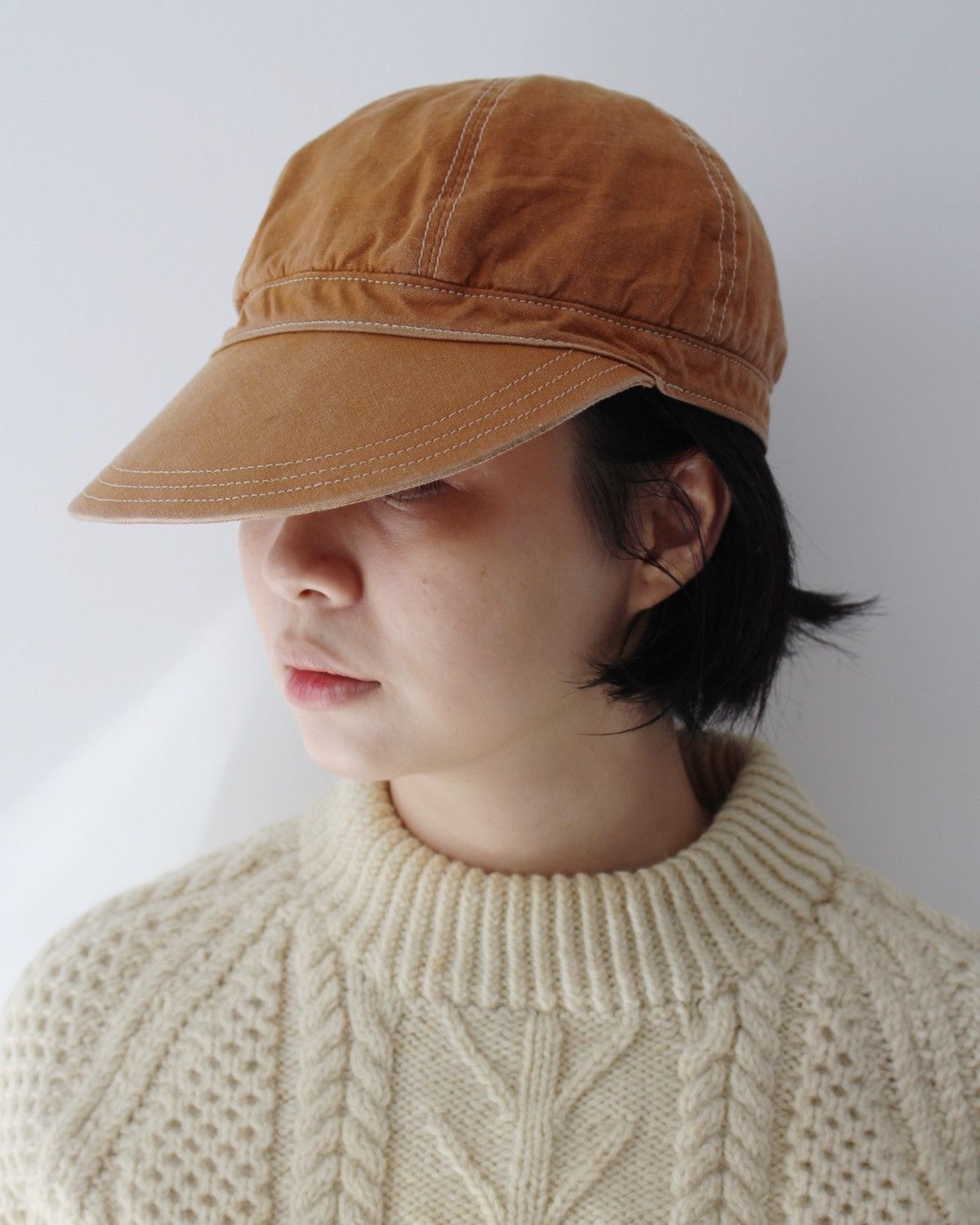 Issey Miyake 1990S HAI SPORTING GEAR DESIGNED BY ISSEY MIYAKE WORK HAT Size ONE SIZE - 3 Thumbnail