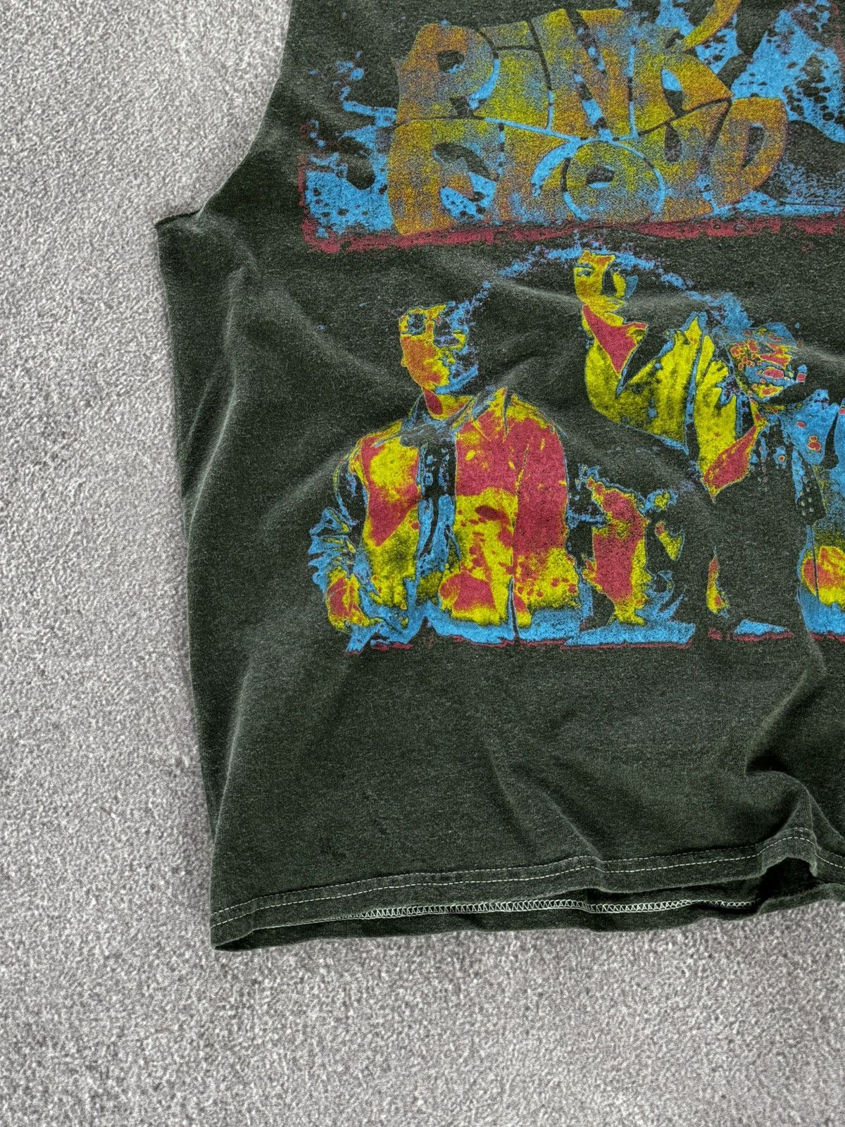 Band Tees Pink Floyd Black Faded Unique Design Band Tank Top Size US M / EU 48-50 / 2 - 7 Thumbnail