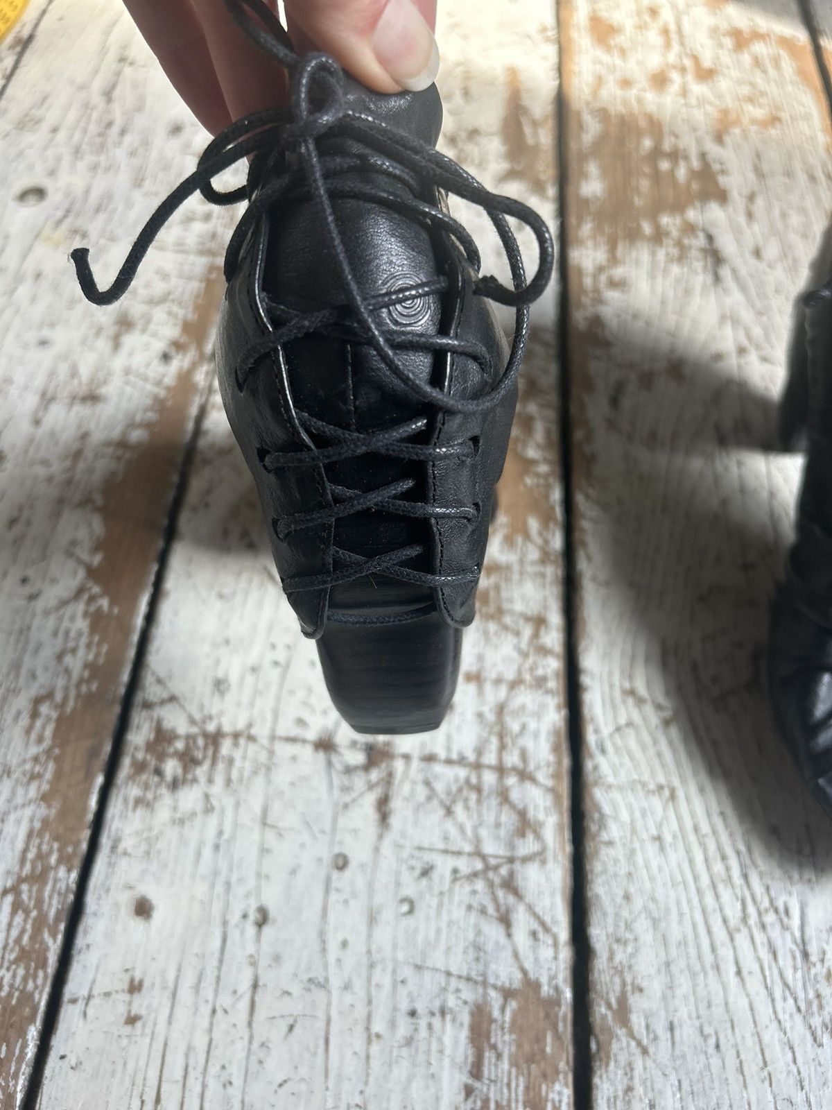 Marsell Marsell black leather high heels Size US 5.5 / IT 35.5 - 5 Thumbnail