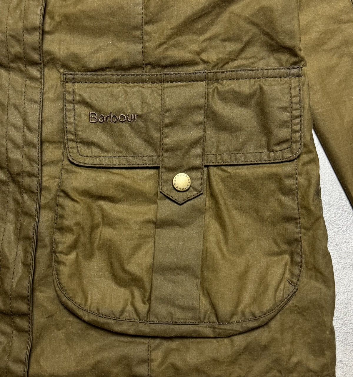Barbour Barbour Defence Lightweight Wax Cotton Quilted Jacket Size M / US 6-8 / IT 42-44 - 9 Thumbnail