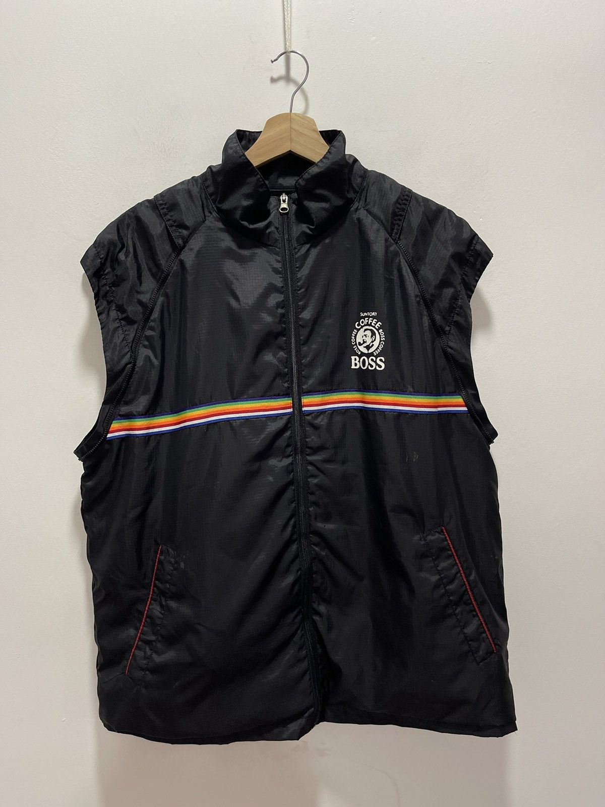 Japanese Brand × Vintage VINTAGE SUNTORY COFFEE BOSS LOGO DETACHABLE LIGHT JACKET Size US L / EU 52-54 / 3 - 10 Thumbnail