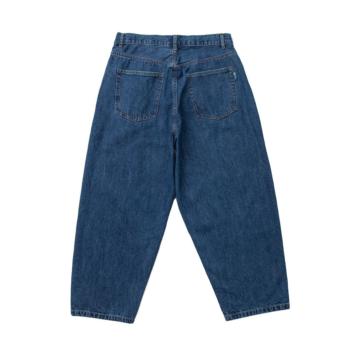 Japanese Brand × Vintage American loose basic washed casual drawstring jeans Size US 32 / EU 48 - 2 Thumbnail