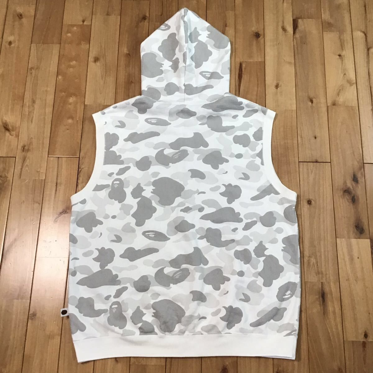 Bape × Nigo BAPE Sweat zip hoodie vest White camo a bathing ape NIGO Size US XL / EU 56 / 4 - 2 Thumbnail