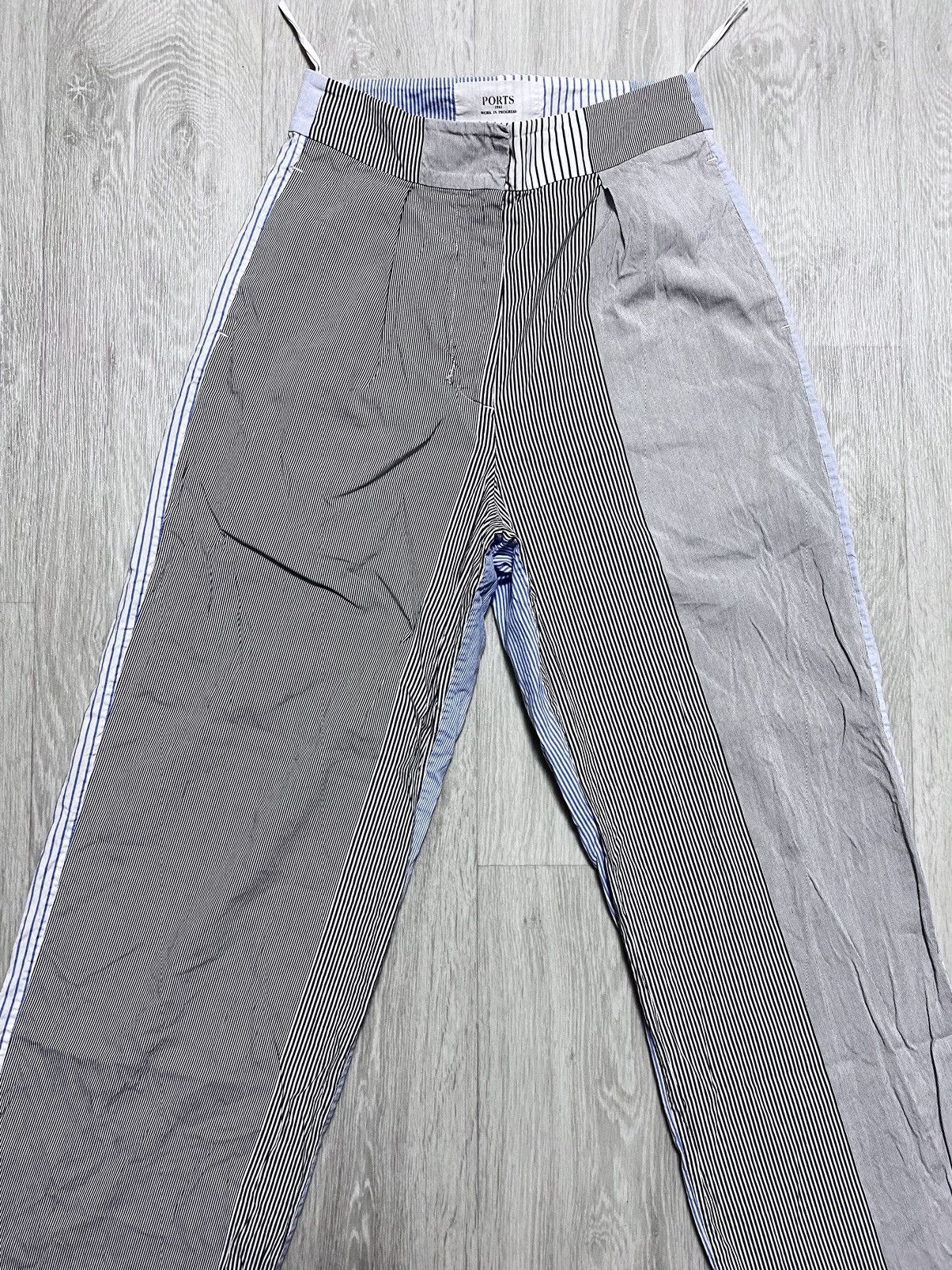 Ports 1961 Women’s Ports 1961 Patchwork Striped Trousers Pants Culottes Size 27" / US 4 / IT 40 - 13 Thumbnail