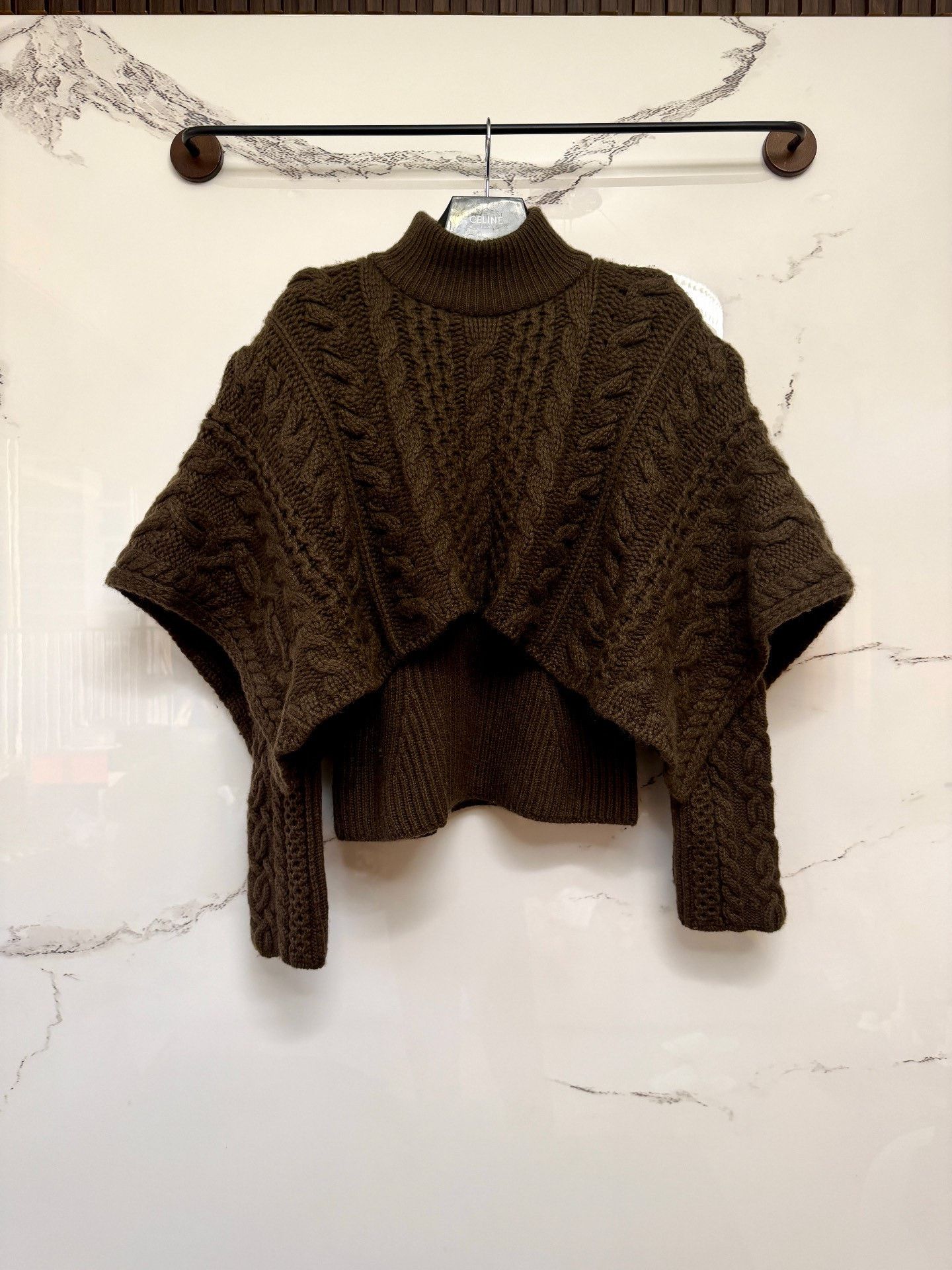 Hermes hermes luxury cashmere blend sweater cape Size S / US 4 / IT 40 - 1 Thumbnail