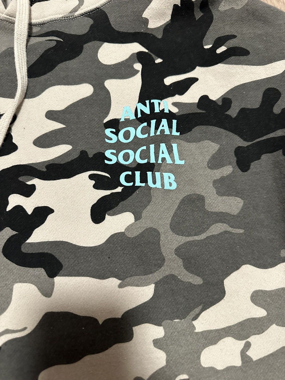 Anti Social Social Club ASSC snow camo hoodie (Blue) Size US L / EU 52-54 / 3 - 2 Thumbnail