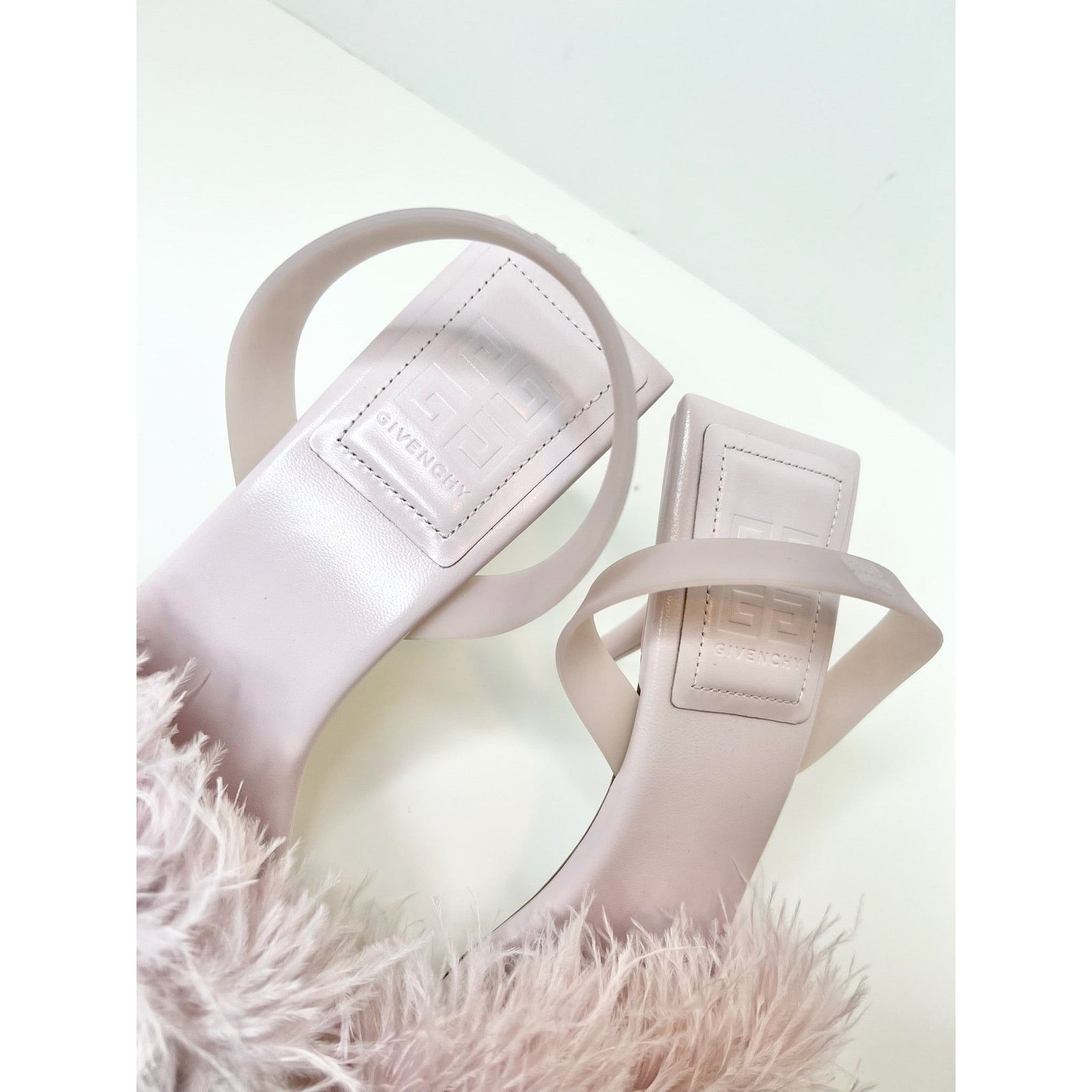 Givenchy NWT! Givenchy Lambskin Light Pink Slingback Sandals, Size 38 Size US 8 / IT 38 - 5 Thumbnail