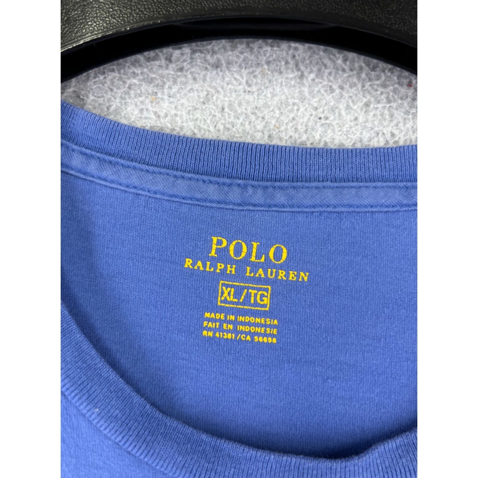 Ralph Lauren Polo Ralph Lauren Shirt Men XL Blue Cotton Pony Crew Neck Short Sleeve Size US XL / EU 56 / 4 - 7 Thumbnail