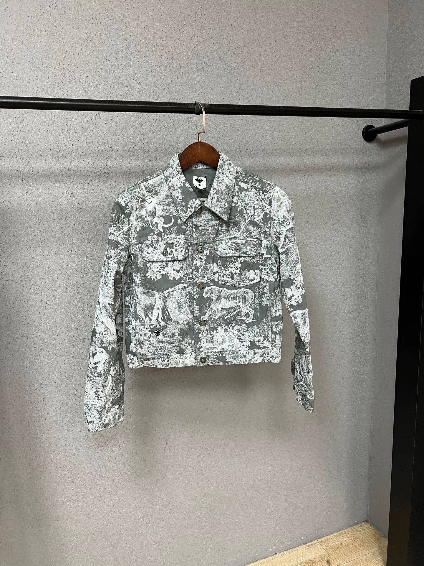 Dior Dior Ink Denim Jacket Size US XS / EU 42 / 0 - 1 Thumbnail
