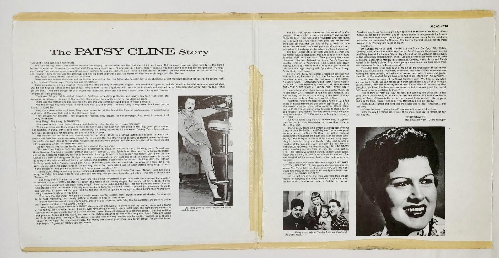 Designer The Pasty Cline Story deluxe 2 record set, vinyl LP Size ONE SIZE - 2 Thumbnail