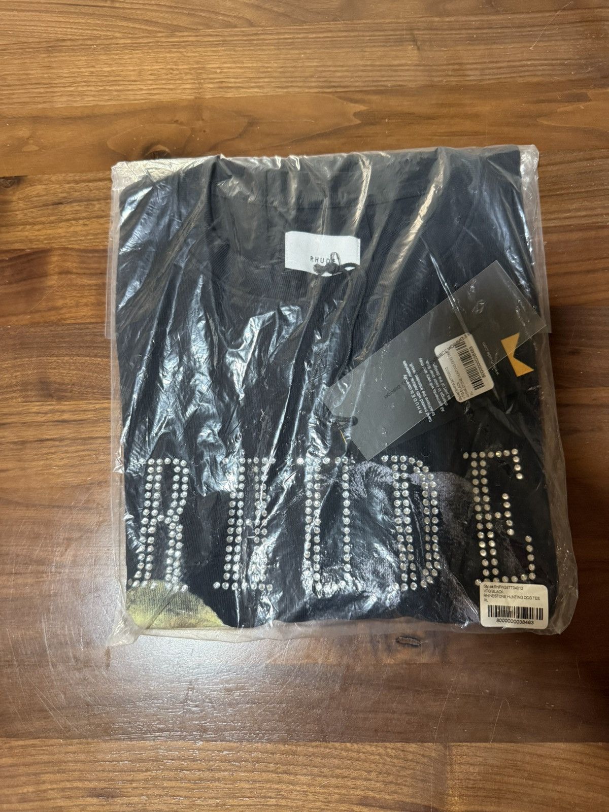 Rhude RHUDE RHINESTONE HUNTING DOG TEE VINTAGE BLACK Men’s Size XL Size US XL / EU 56 / 4 - 5 Thumbnail