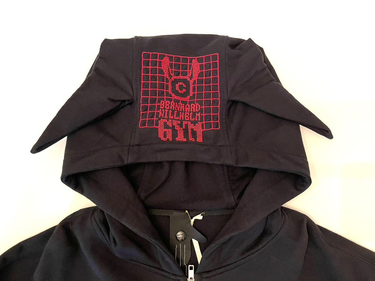 Bernhard Willhelm RARE Bernhard Willhelm GYM Black Pig Ears Zip-up Hoodie Size US L / EU 52-54 / 3 - 4 Thumbnail