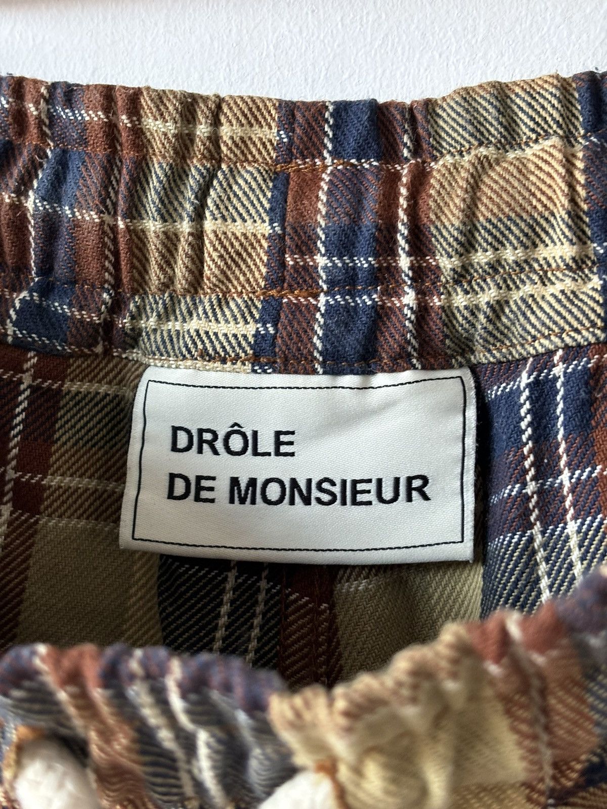 Drole De Monsieur RRP 390$ Drole De Mosieur Oversized Jacquard Checkered Pants Size US 32 / EU 48 - 7 Thumbnail