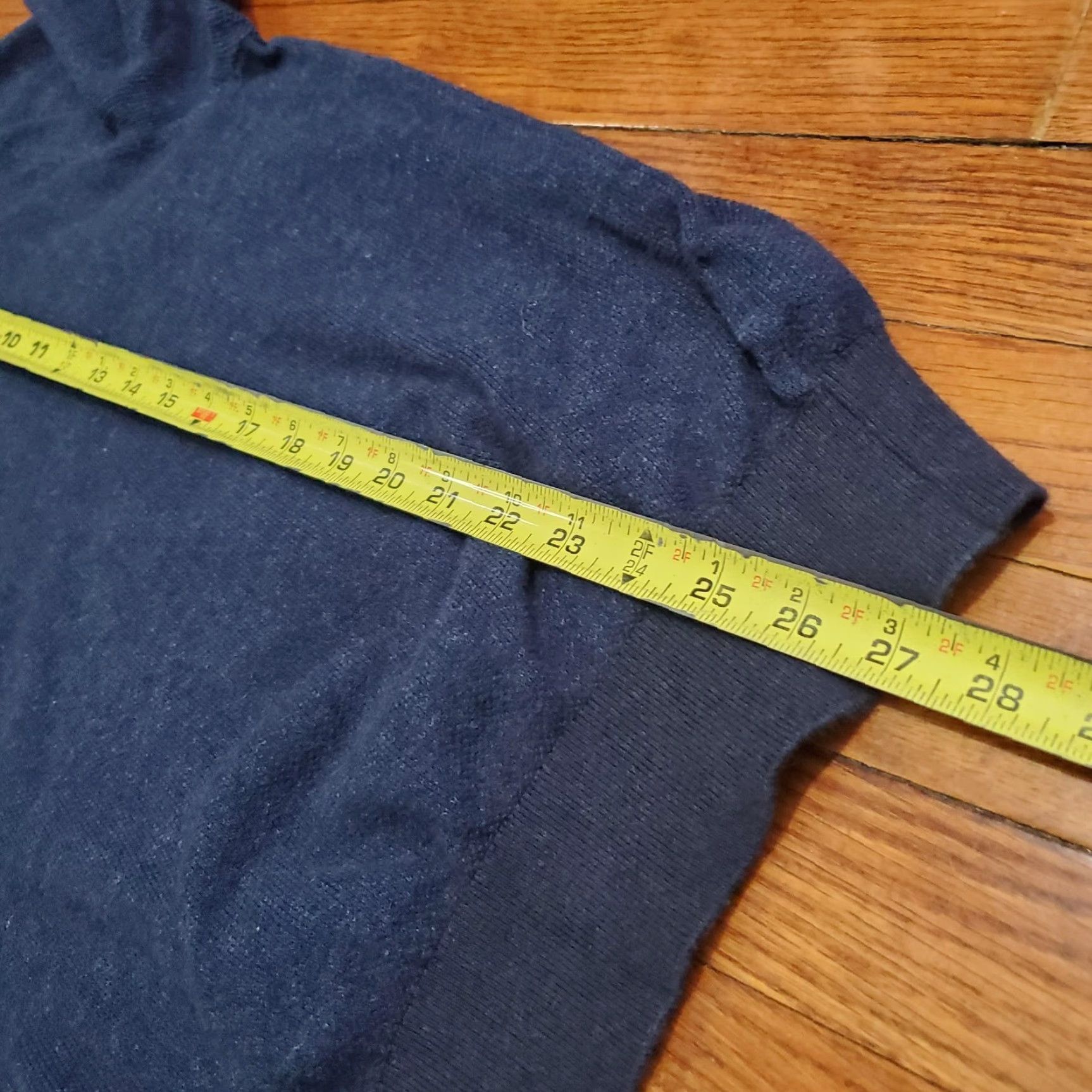 Polo Ralph Lauren Polo Ralph Lauren Sweater Mens 2XL Navy Blue Crewneck Pullover Cotton Knit Solid Size US XXL / EU 58 / 5 - 7 Thumbnail
