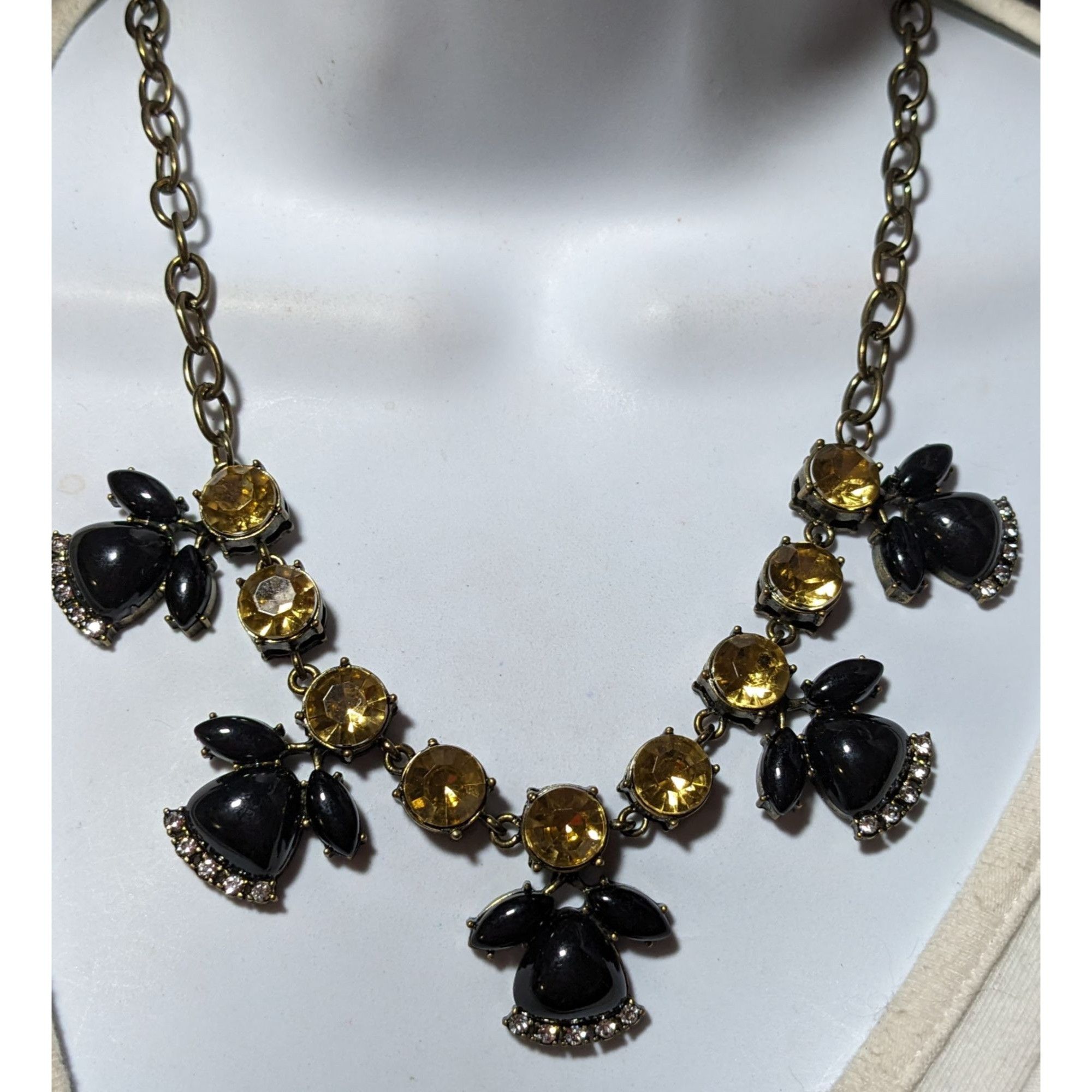 Other Retro Glam Gem Studded Statement Necklace Size ONE SIZE - 4 Thumbnail