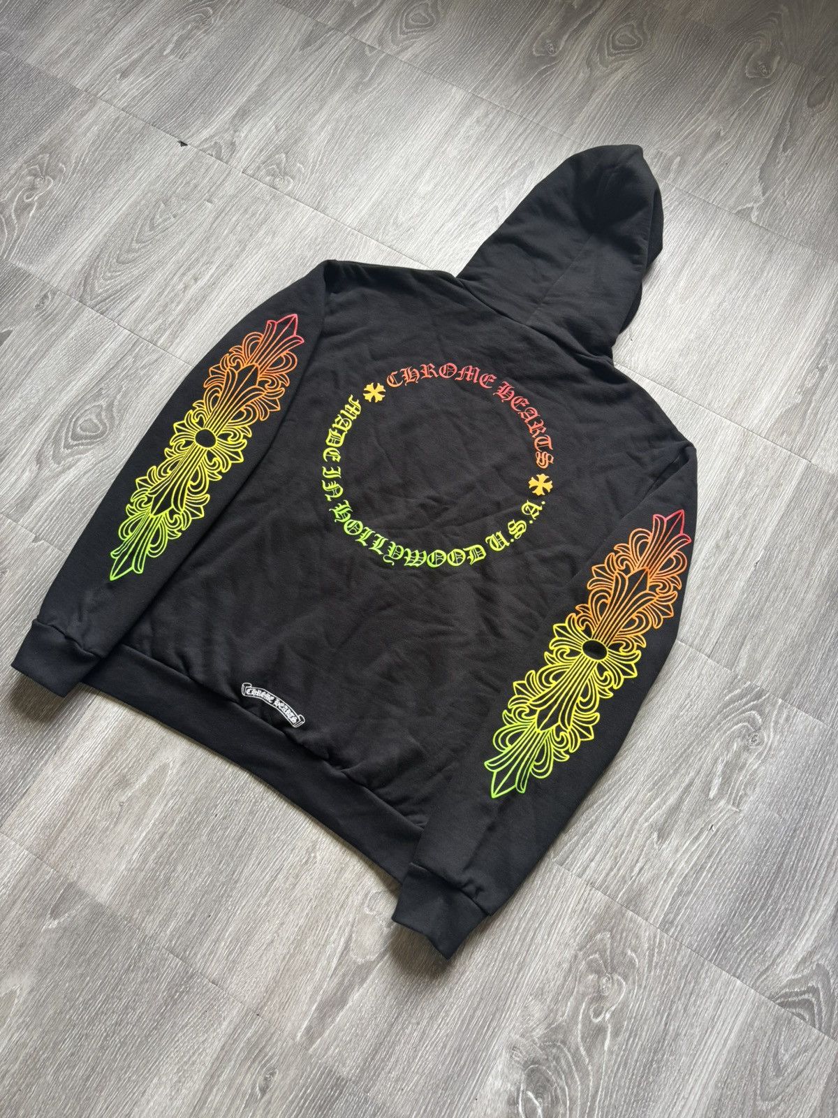 Chrome Hearts Chrome Hearts Gradient Floral Hoodie Size US S / EU 44-46 / 1 - 6 Thumbnail