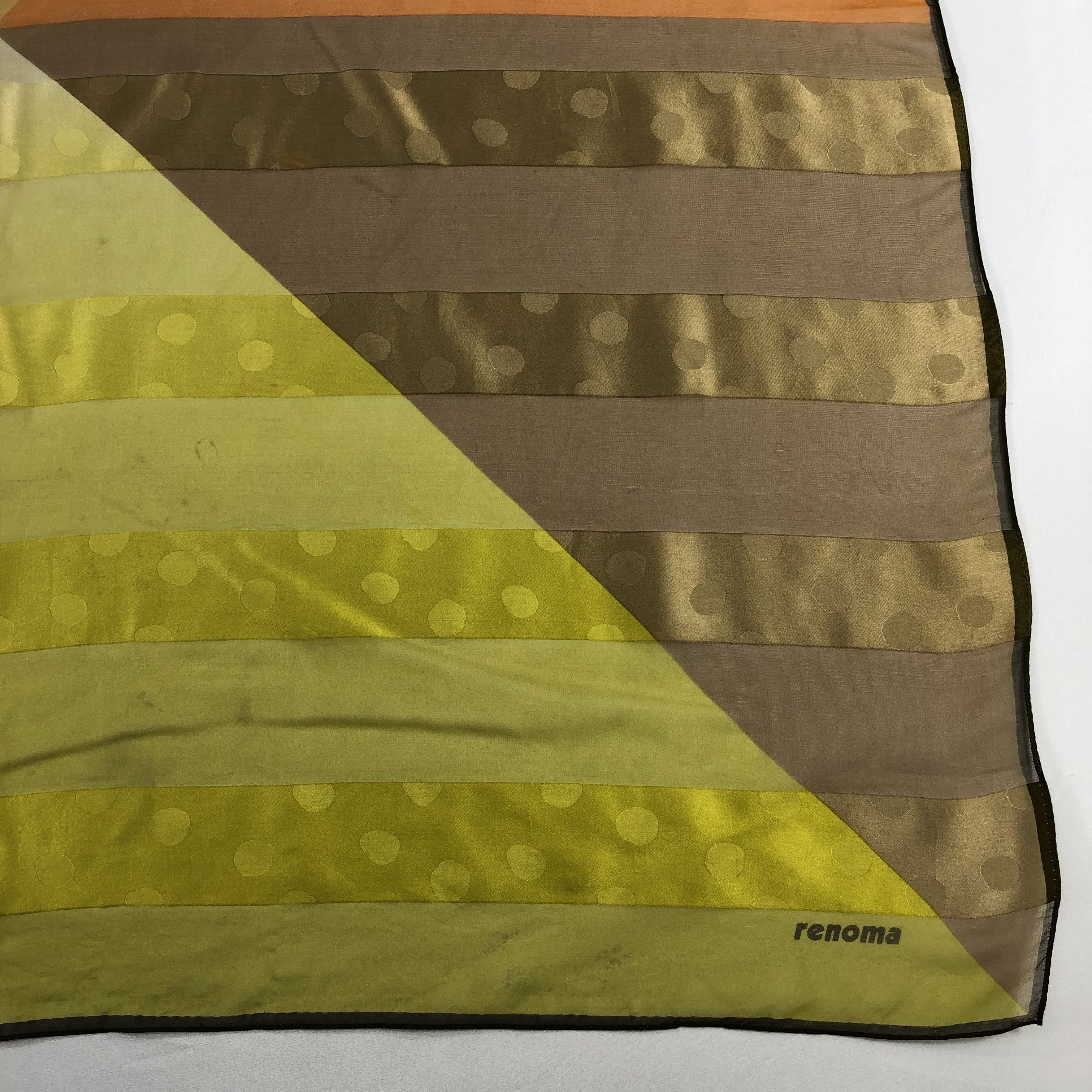 Renoma × Vintage Vintage Renoma Silk Scarf Size ONE SIZE - 4 Thumbnail