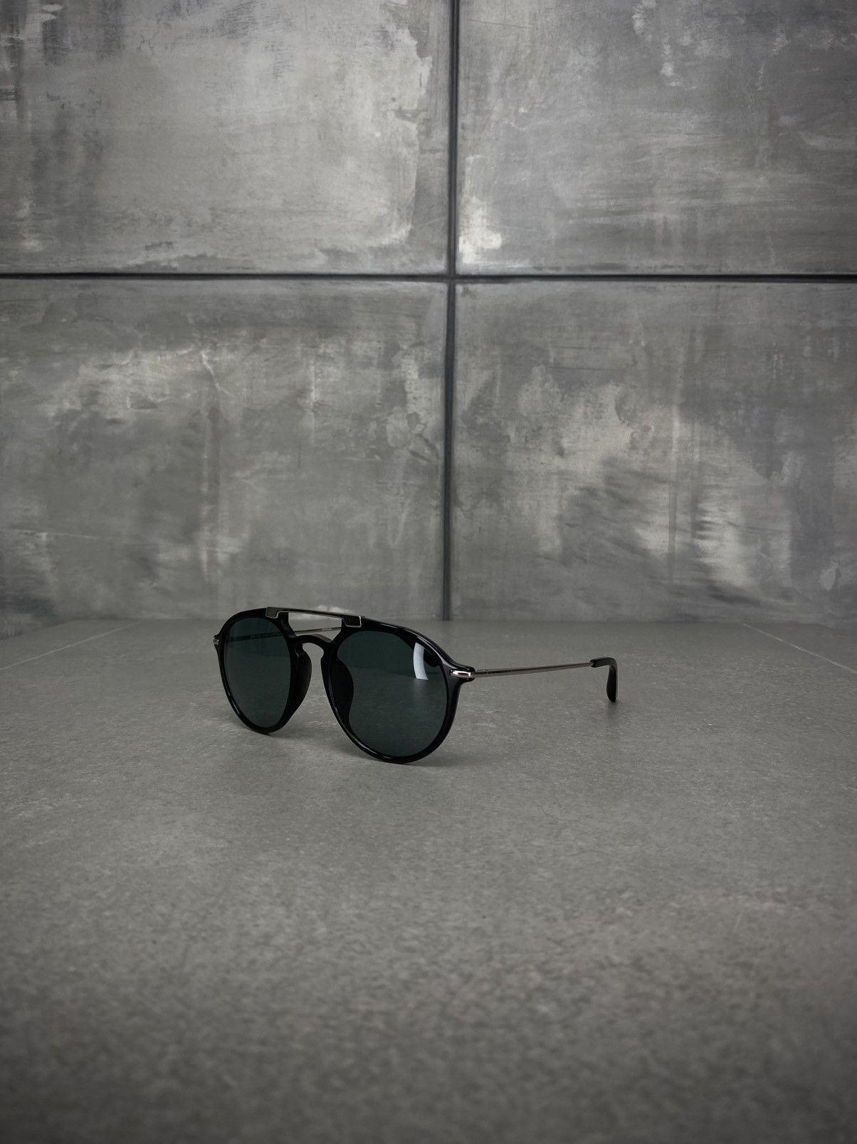 Dries Van Noten × Linda Farrow 🖤 Sunglasses Black/Gunmetal/Navy Size ONE SIZE - 2 Thumbnail