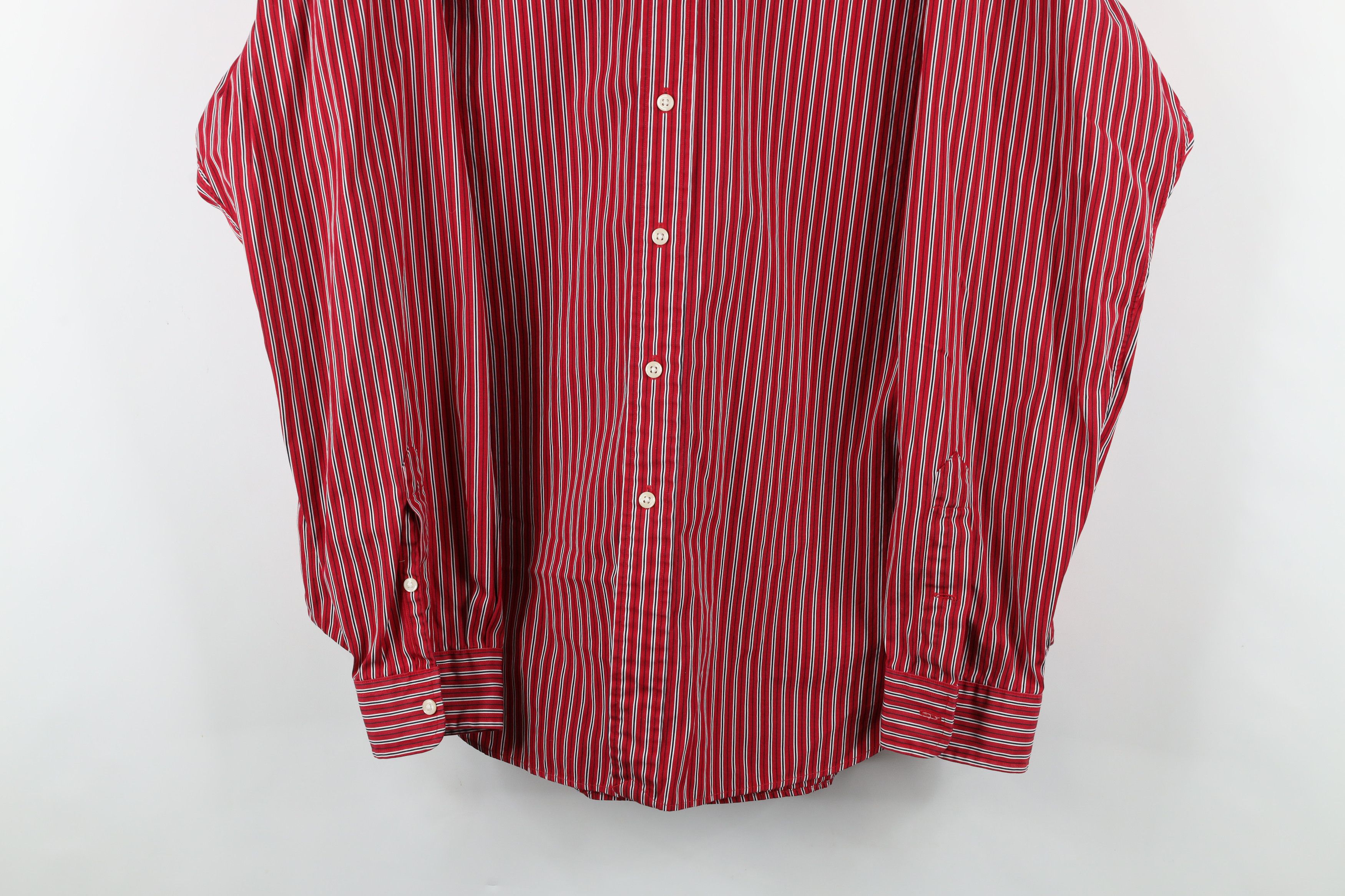 Ralph Lauren × Vintage Vintage 90s Ralph Lauren Striped Collared Button Down Shirt Size US XL / EU 56 / 4 - 3 Thumbnail