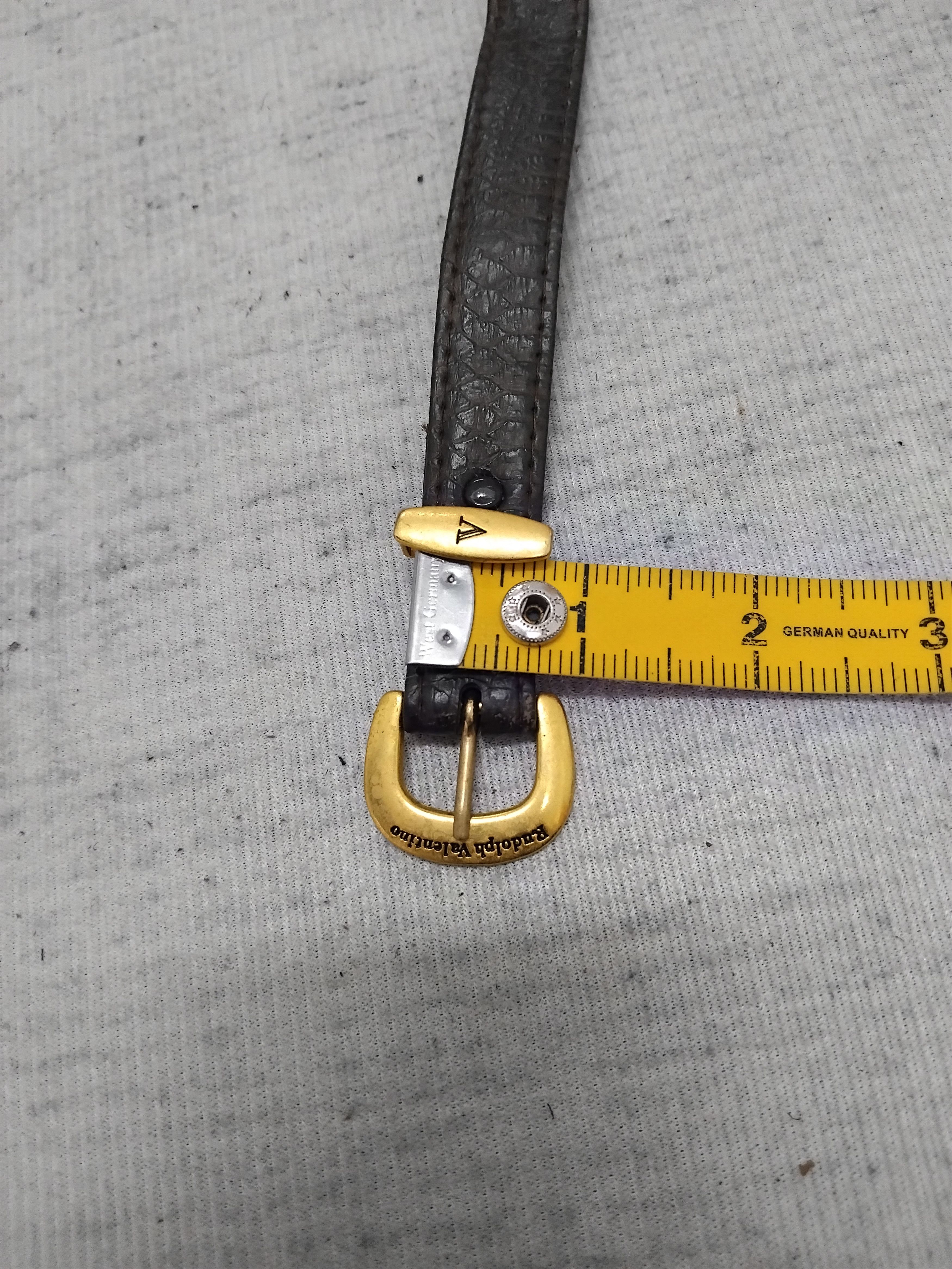 Japanese Brand 💥Rudolph Valentino brown colour belt Size ONE SIZE - 9 Thumbnail