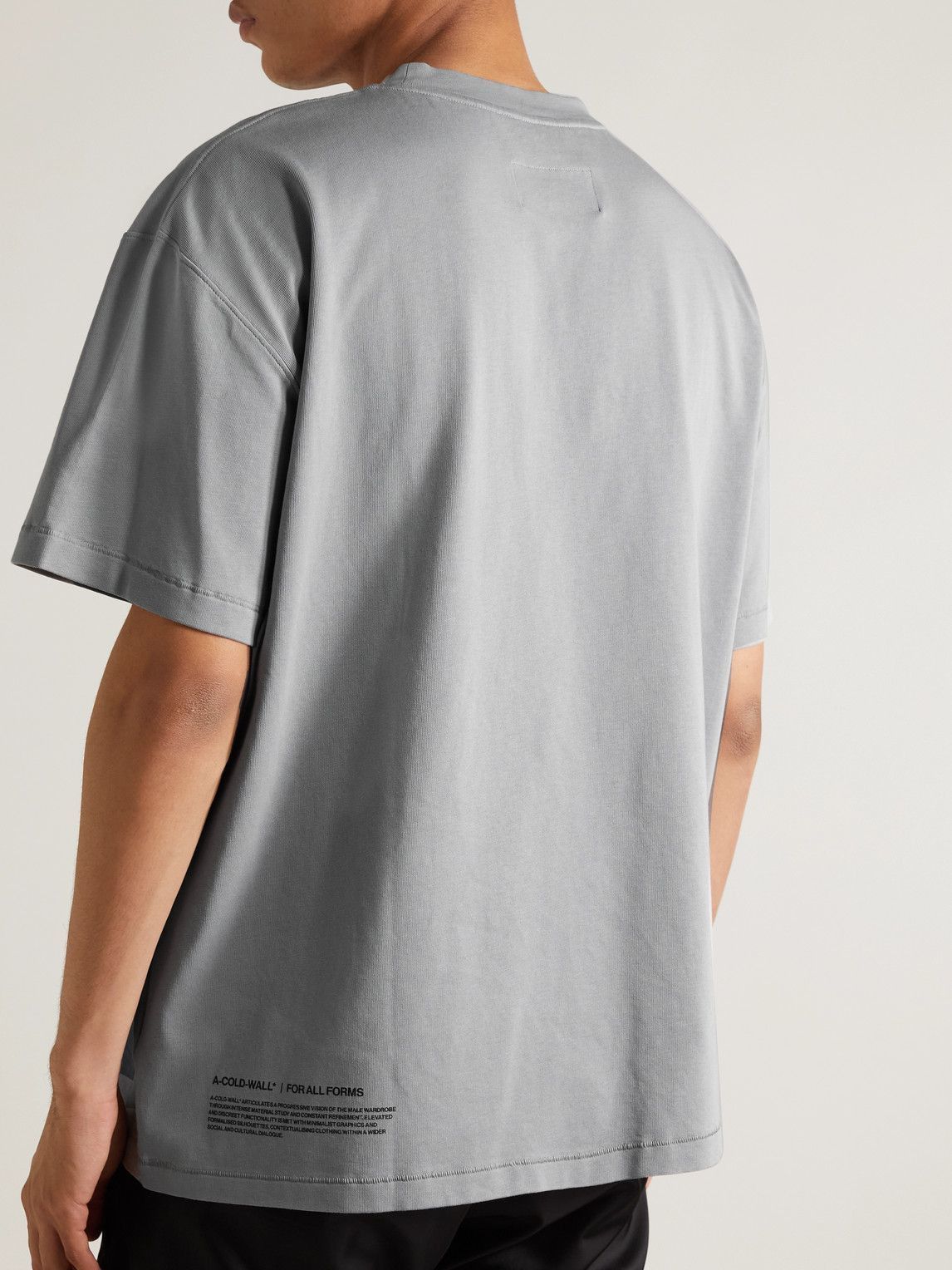 A-COLD-WALL* o1mle1024 Bisporus Printed Organic Cotton-jersey T-Shirt Size US S / EU 44-46 / 1 - 3 Thumbnail