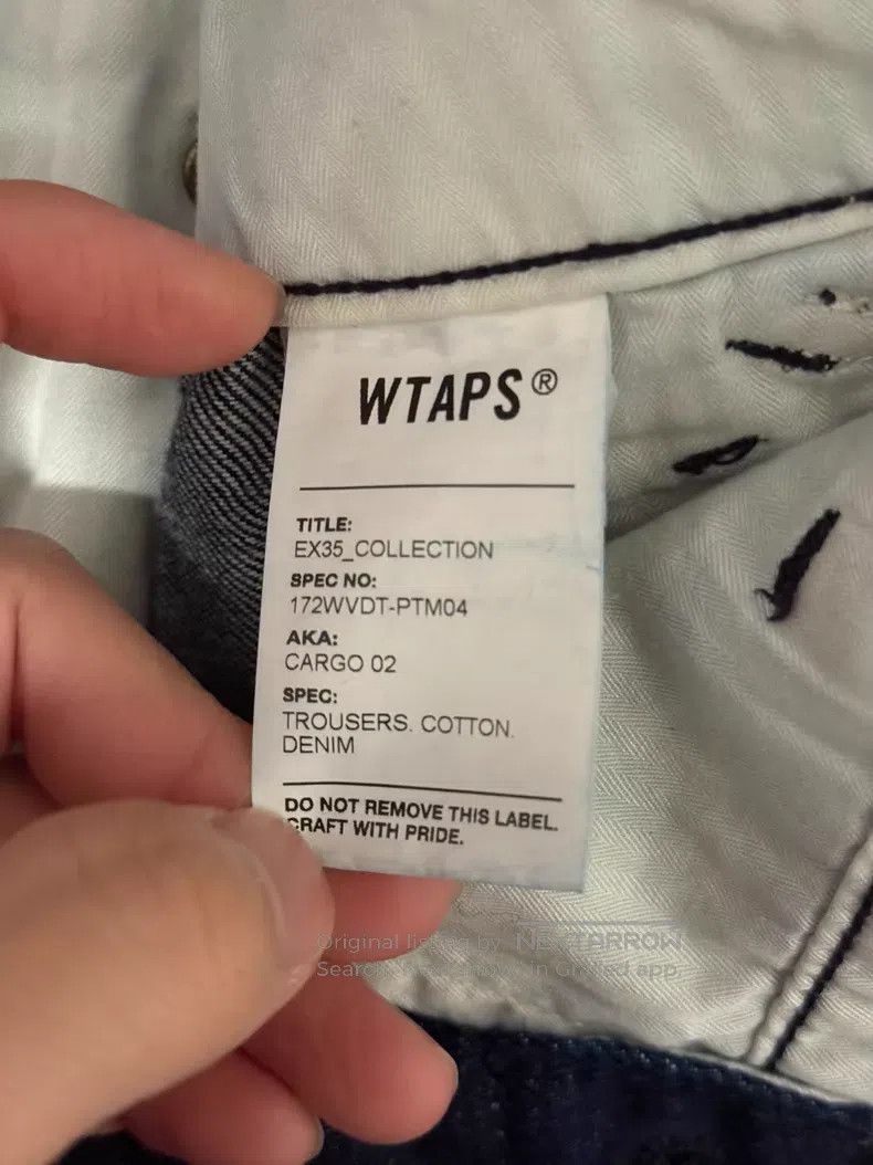 Wtaps Wtaps size 1 Dark Blue Multi-Pocket Cargo Work Denim Army P Size US 29 - 4 Thumbnail