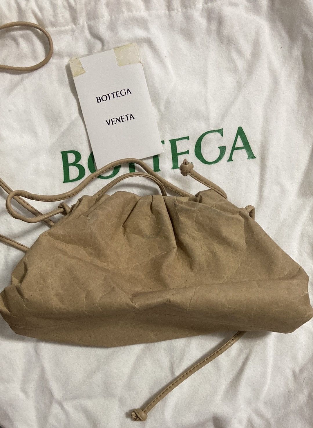 Bottega Veneta Bottega Veneta The Mini Pouch Brown Leather Clutch Size ONE SIZE - 3 Thumbnail