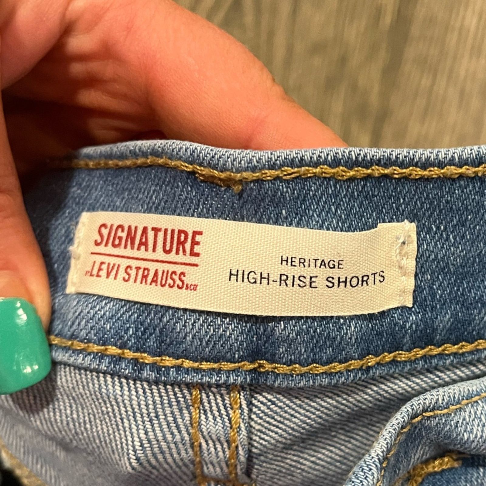 Levi's Levis Jean Shorts Heritage High Rise Denim Raw Size 10 W30 Size 32" / US 10 / IT 46 - 5 Thumbnail