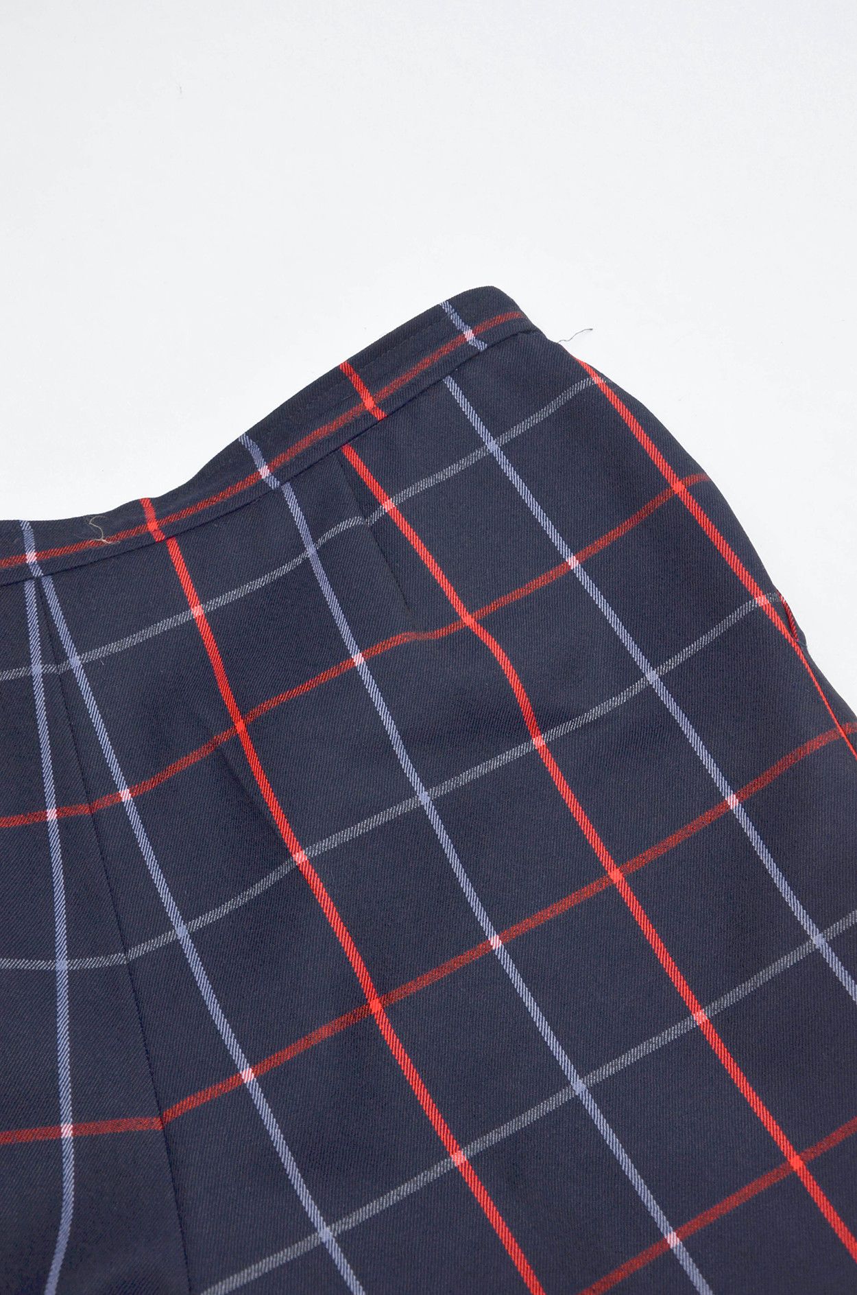 Burberry Burberrys Vintage Check Wool Trousers Navy Plaid - Size W32 Size 32" / US 10 / IT 46 - 12 Thumbnail