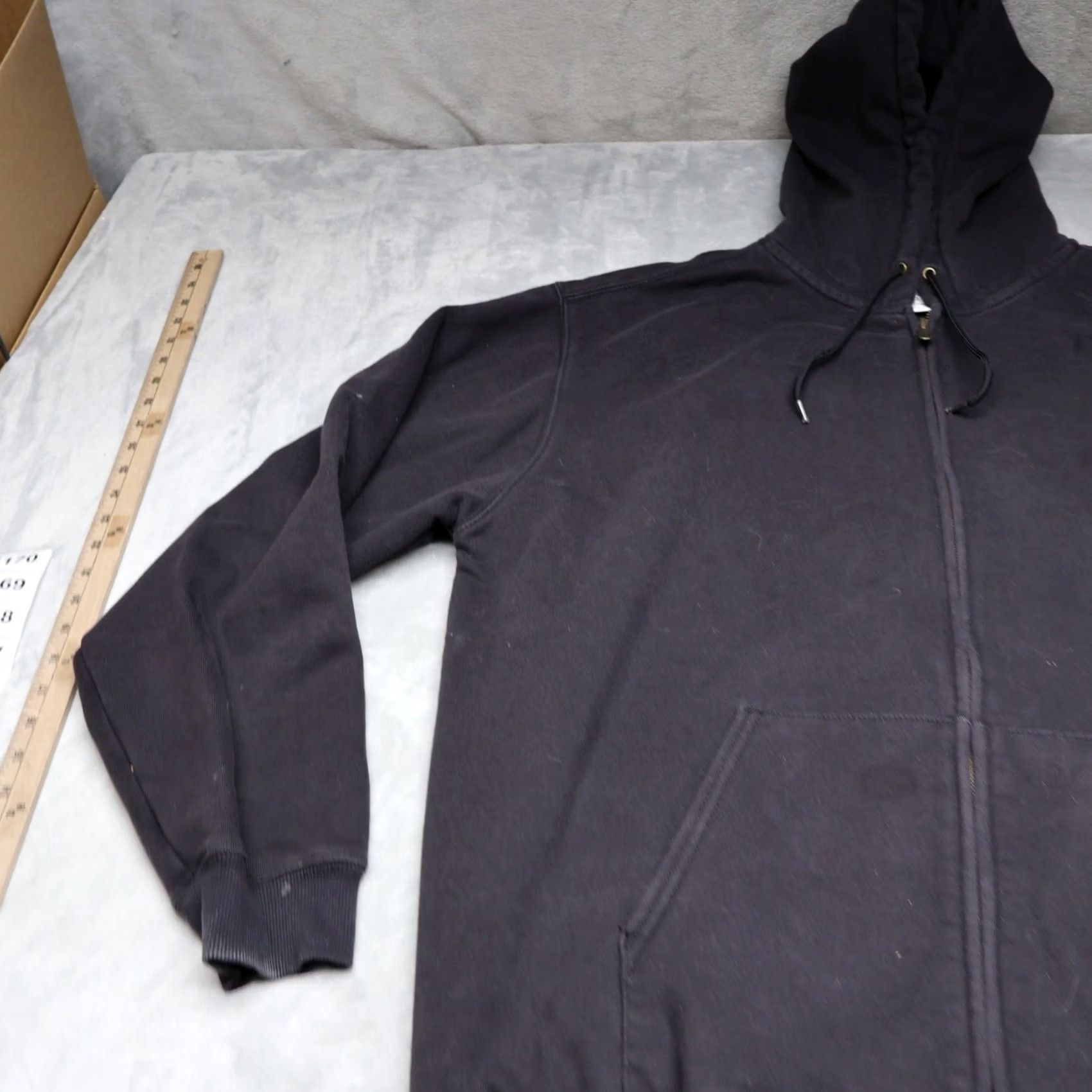 Carhartt Carhartt Hoodie Mens XL Black Heavy Weight Full Zip Work Sweatshirt Fleece Lined Size US XL / EU 56 / 4 - 2 Thumbnail