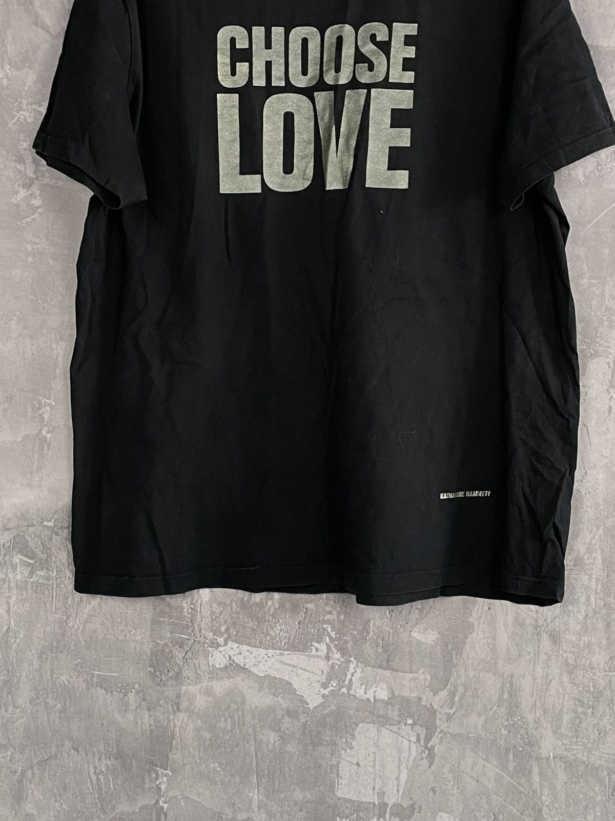 Katharine Hamnett Choose Love Quote T-Shirt