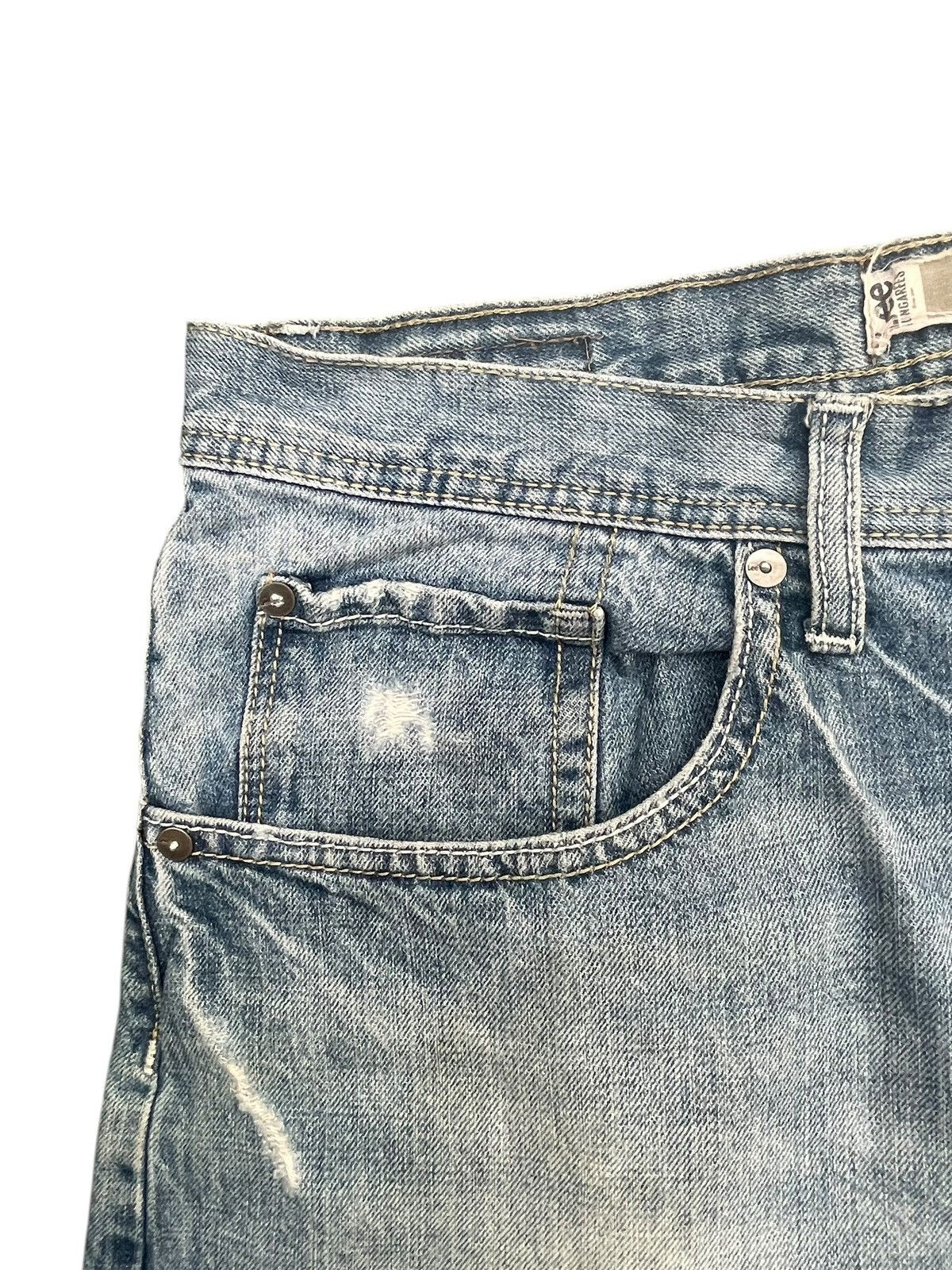 Lee Vintage Lee Dungarees Distresed Denim Size US 33 - 4 Thumbnail