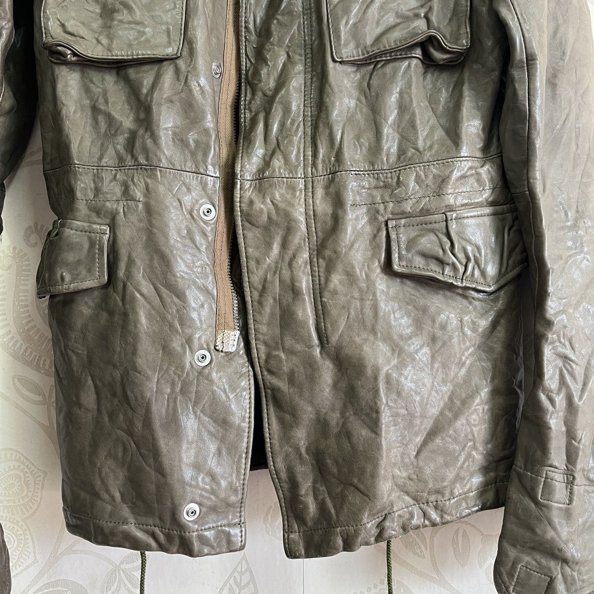 AZ by junhashimoto × Freewheelers × junhashimoto Jun Hashimoto Leather Jacket Cowhide Riri Zippered Japan Size US S / EU 44-46 / 1 - 6 Thumbnail