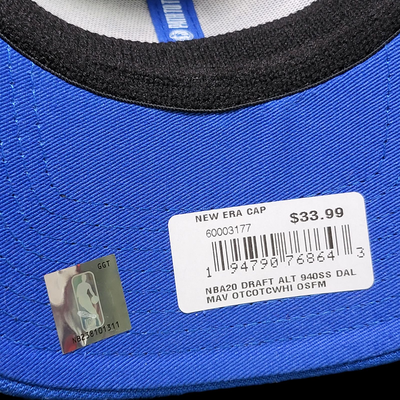 New Era NWT DALLAS MAVERICKS 9Forty Embroidered Snapback Hat Blue Size ONE SIZE - 9 Thumbnail