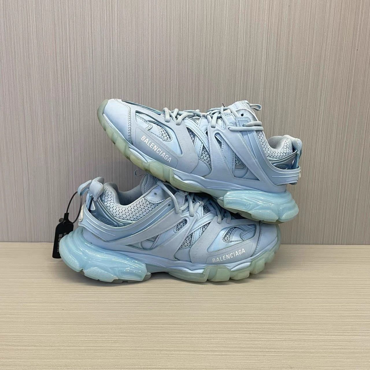 Balenciaga Balenciaga Track Sky Blue Dad Sneakers K28 Size US 9 / EU 42 - 4 Thumbnail