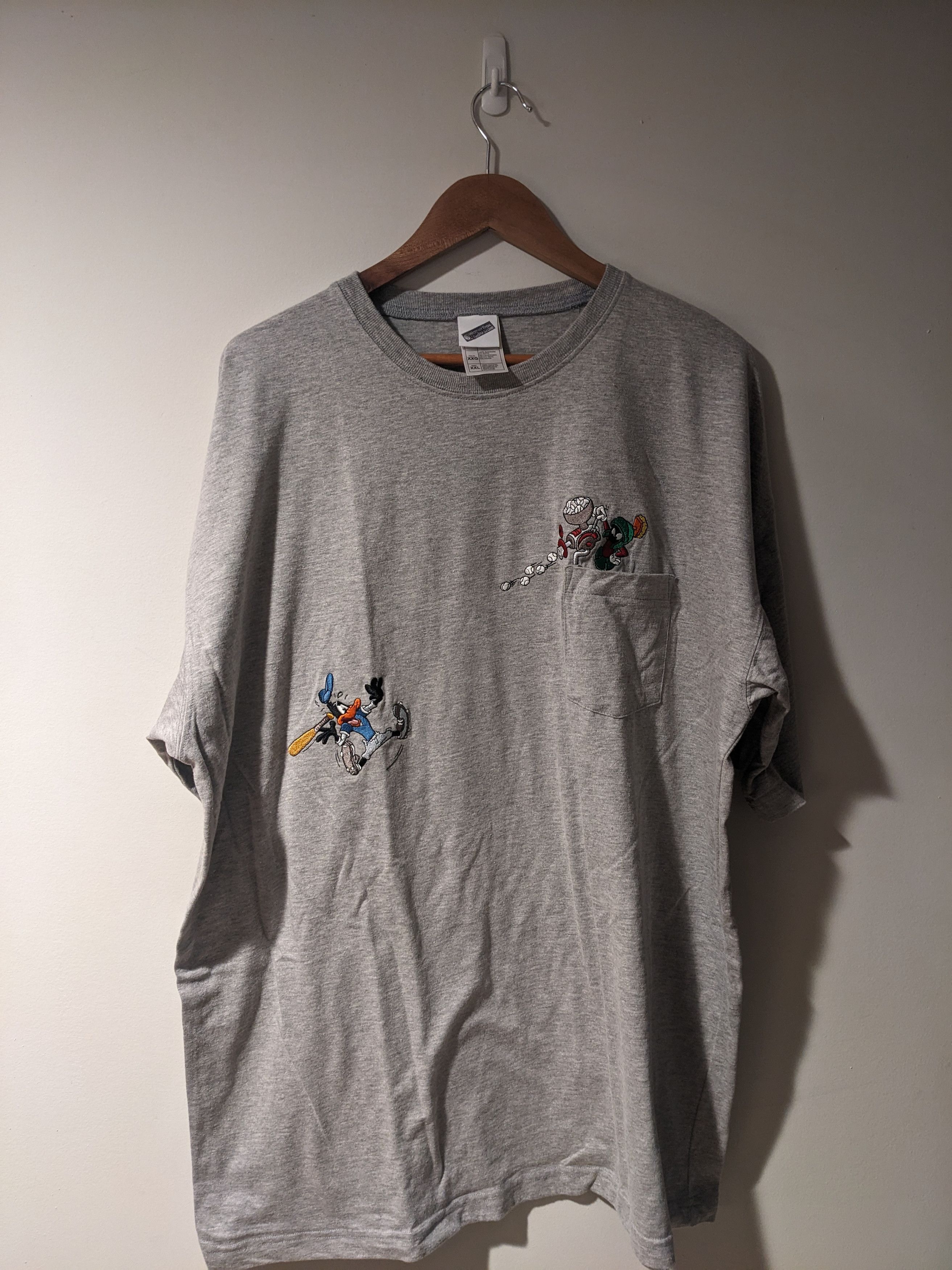 Cartoon Network Vintage 1999 Looney Tunes Marvin the Martian Daffy T-Shirt Size US XXL / EU 58 / 5 - 1 Thumbnail