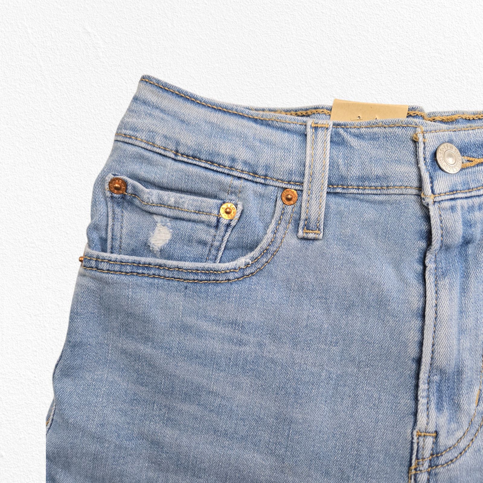 Levi's Levis High Rise Cut Off Denim Shorts Size 28 Size 28" / US 6 / IT 42 - 5 Thumbnail
