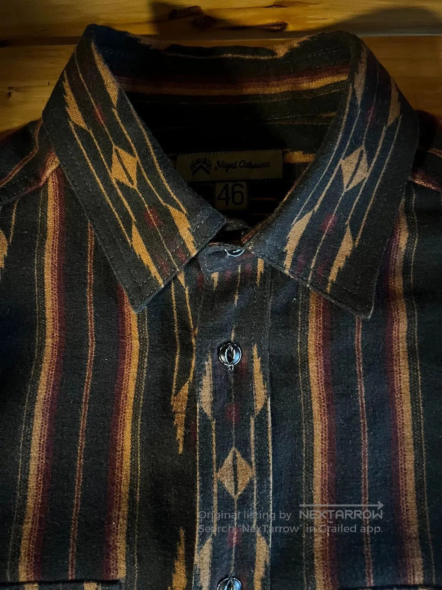 Nigel Cabourn Nigel Cabourn Navajo Thick Shirt. Size US L / EU 52-54 / 3 - 9 Thumbnail