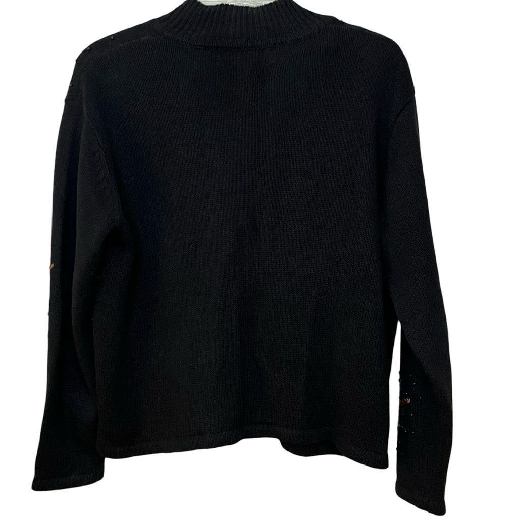 Vintage Y2K Heirloom Holiday Cardigan Sweater M Sequins Embroidered Size M / US 6-8 / IT 42-44 - 5 Thumbnail