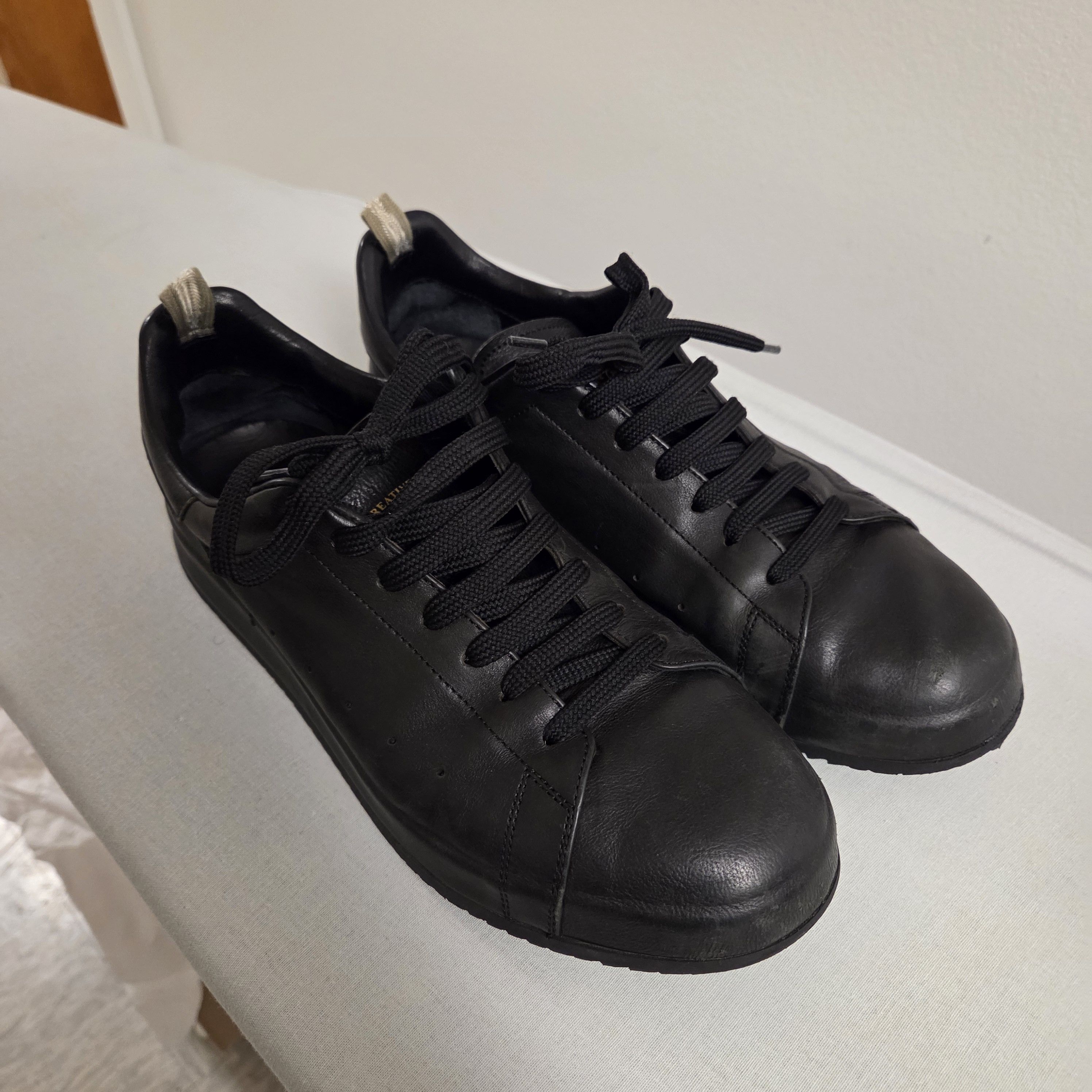 Officine Creative Officine Creative Black Calfskin Sneakers Size US 7 / EU 40 - 2 Thumbnail