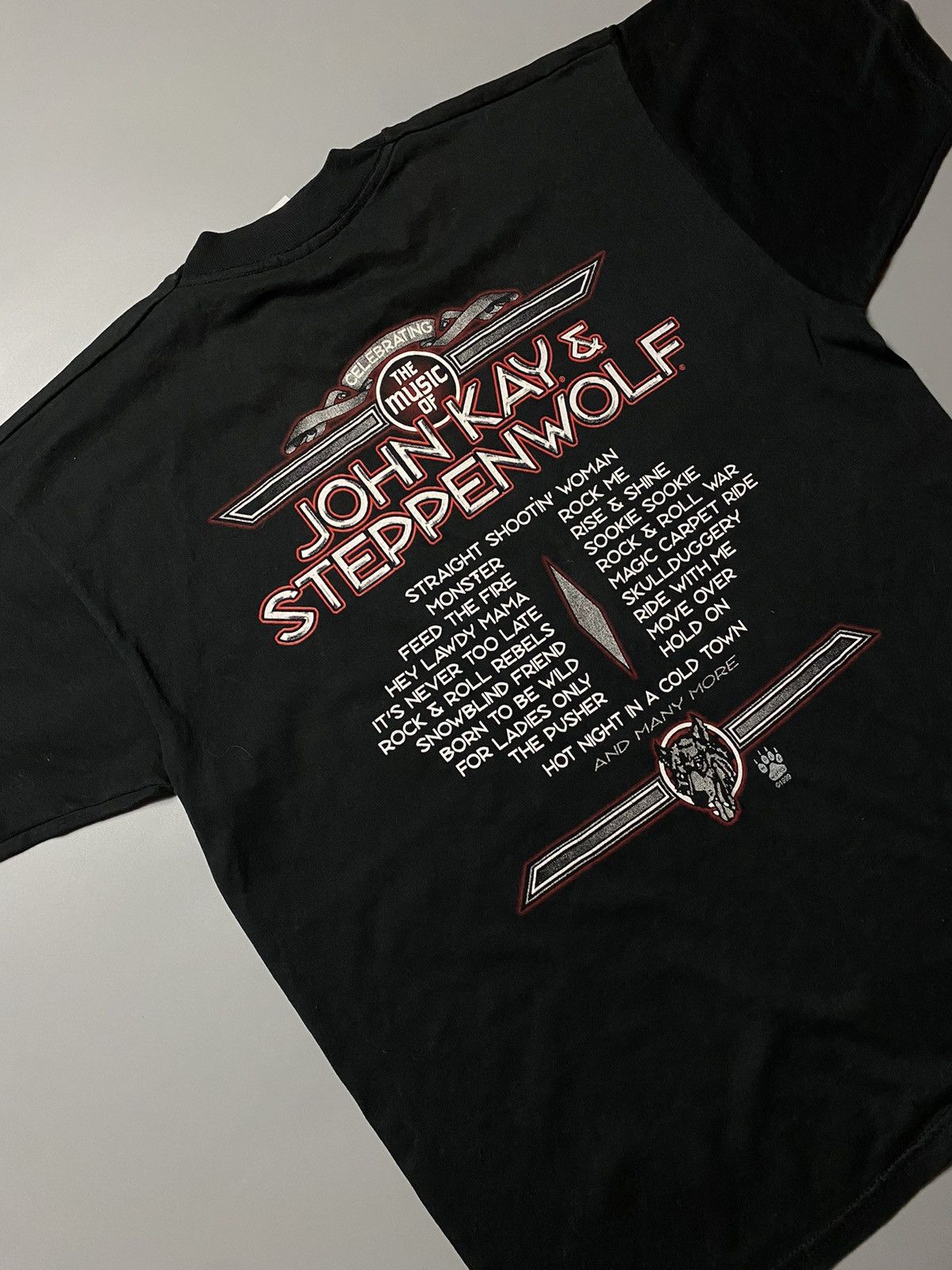 Fruit Of The Loom RARE❗️John Kay 1999 tour Steppenwolf t-shirt Size US L / EU 52-54 / 3 - 6 Thumbnail