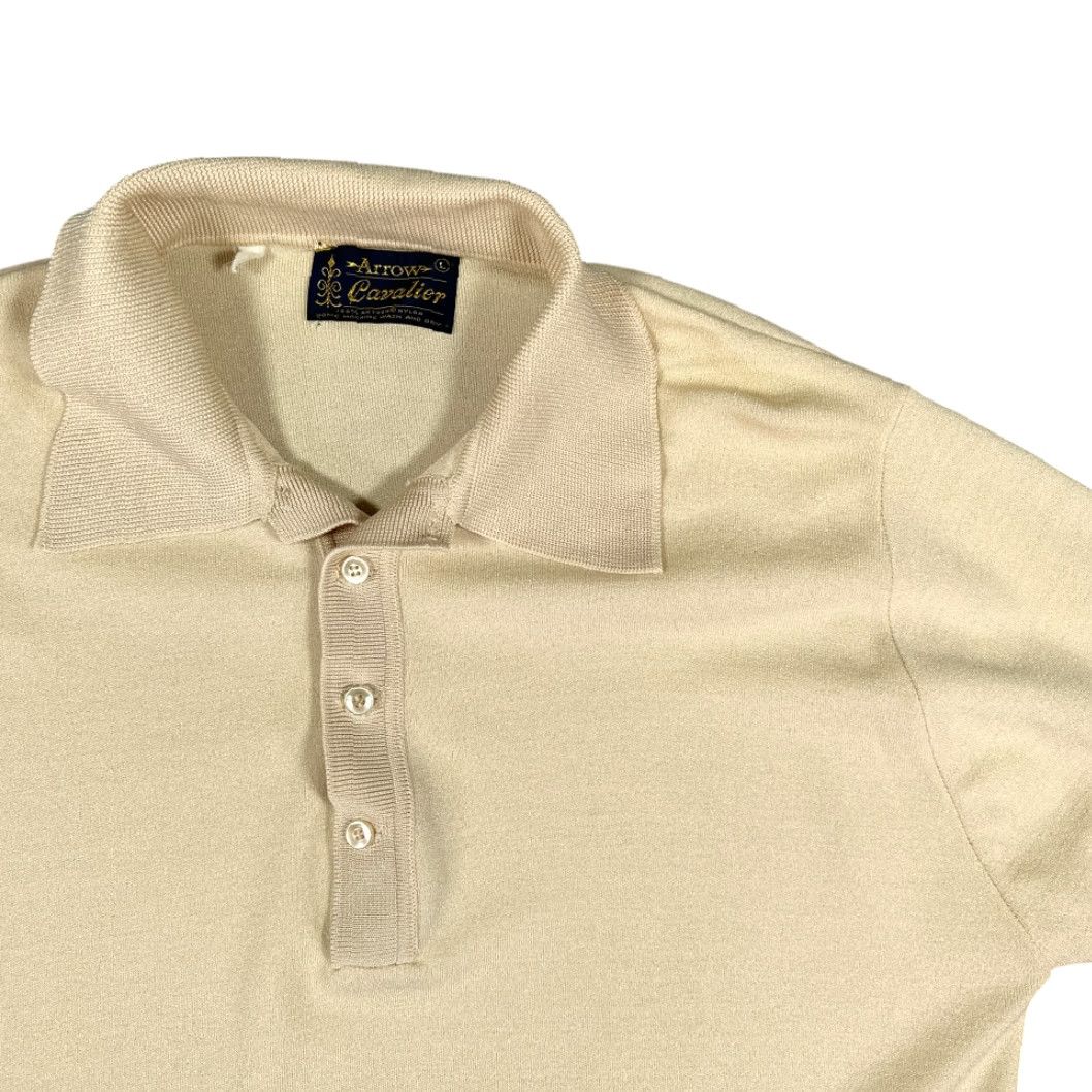 Arrow VINTAGE Arrow Polo Shirt Adult M Brown Nylon Goodfellas 70s Polo Shirt Mens Medium Brown Arrow Cavalier 70s Size US M / EU 48-50 / 2 - 2 Thumbnail